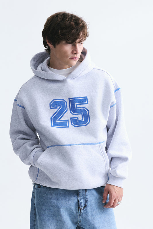Baskılı Oversize Sweatshirt