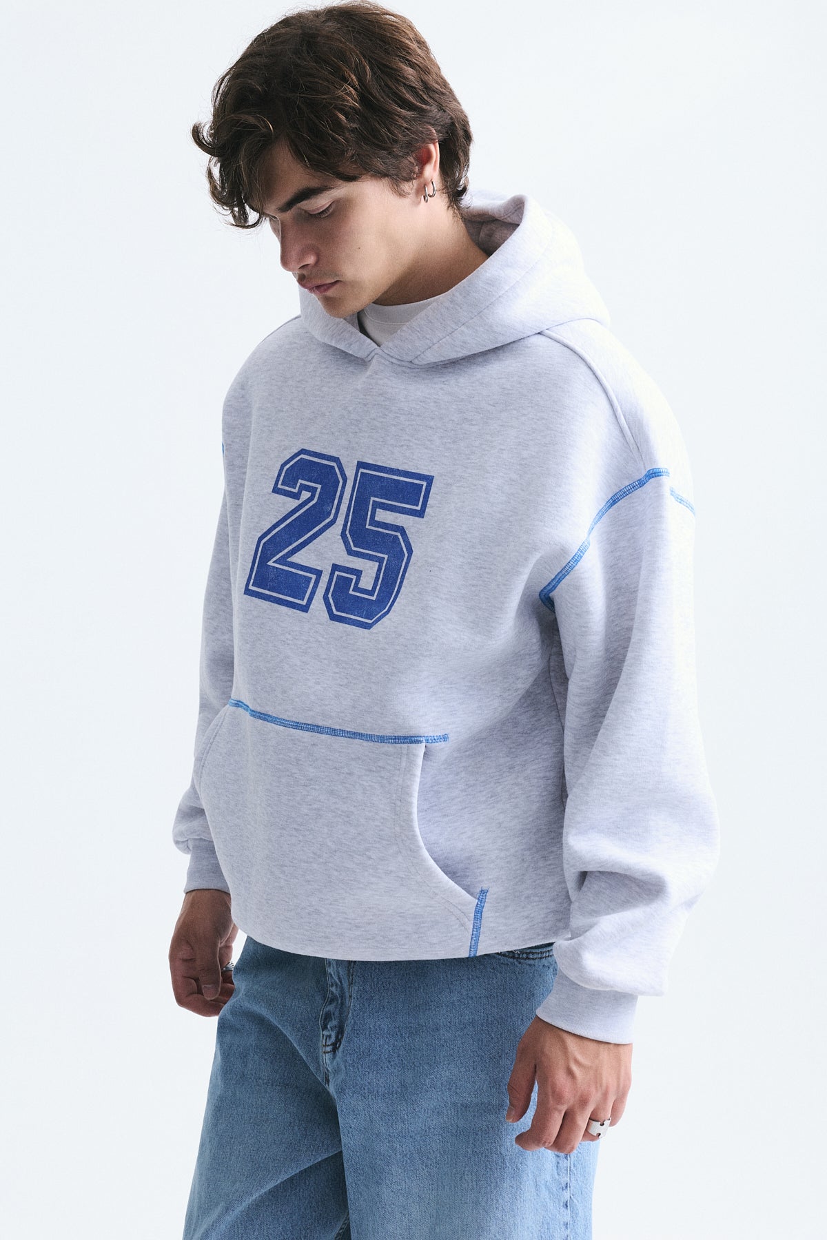 Baskılı Oversize Sweatshirt