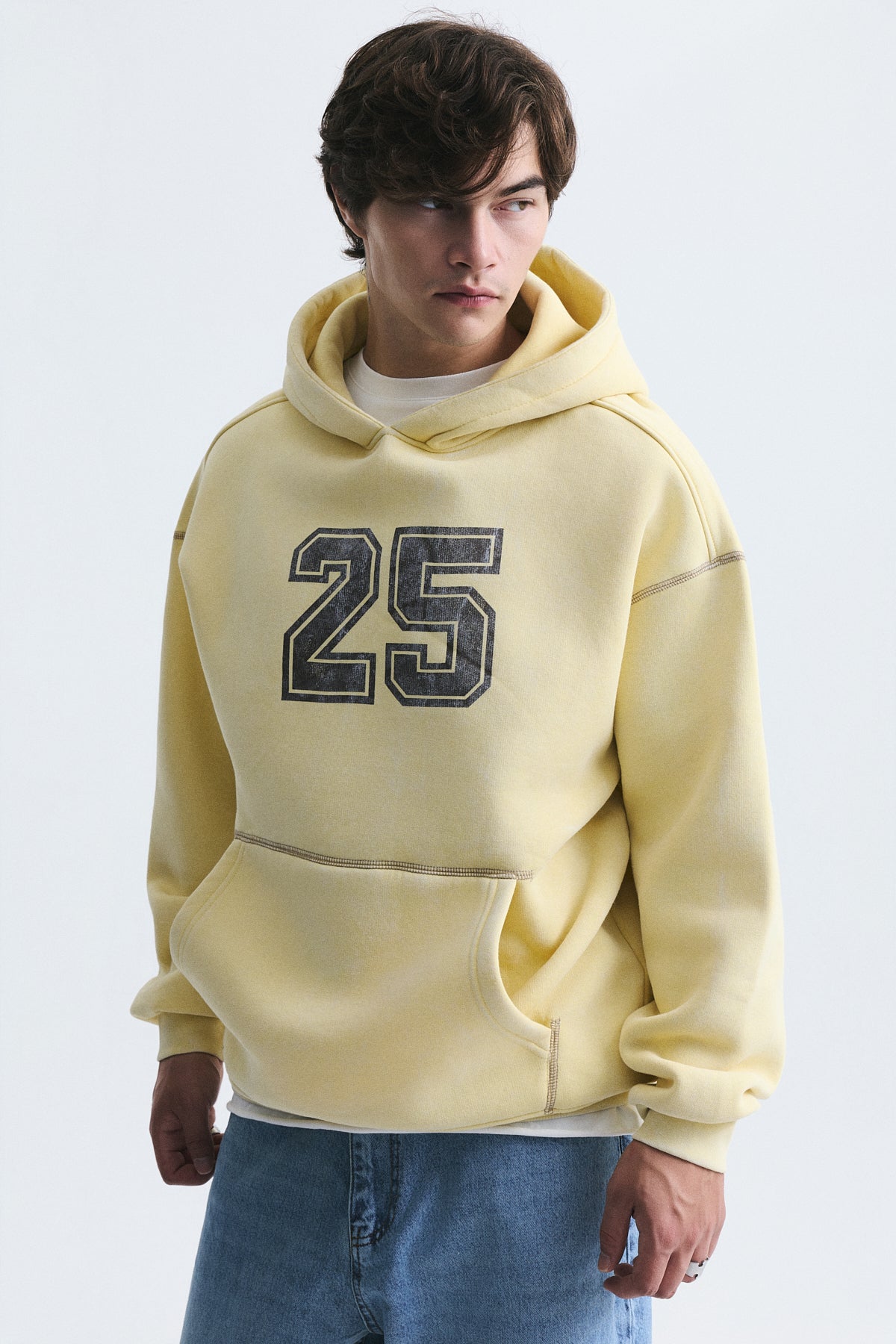 Baskılı Oversize Sweatshirt