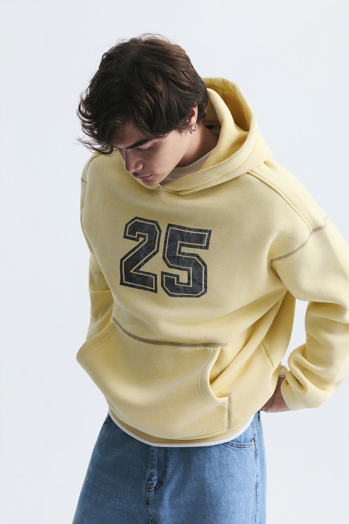 Baskılı Oversize Sweatshirt