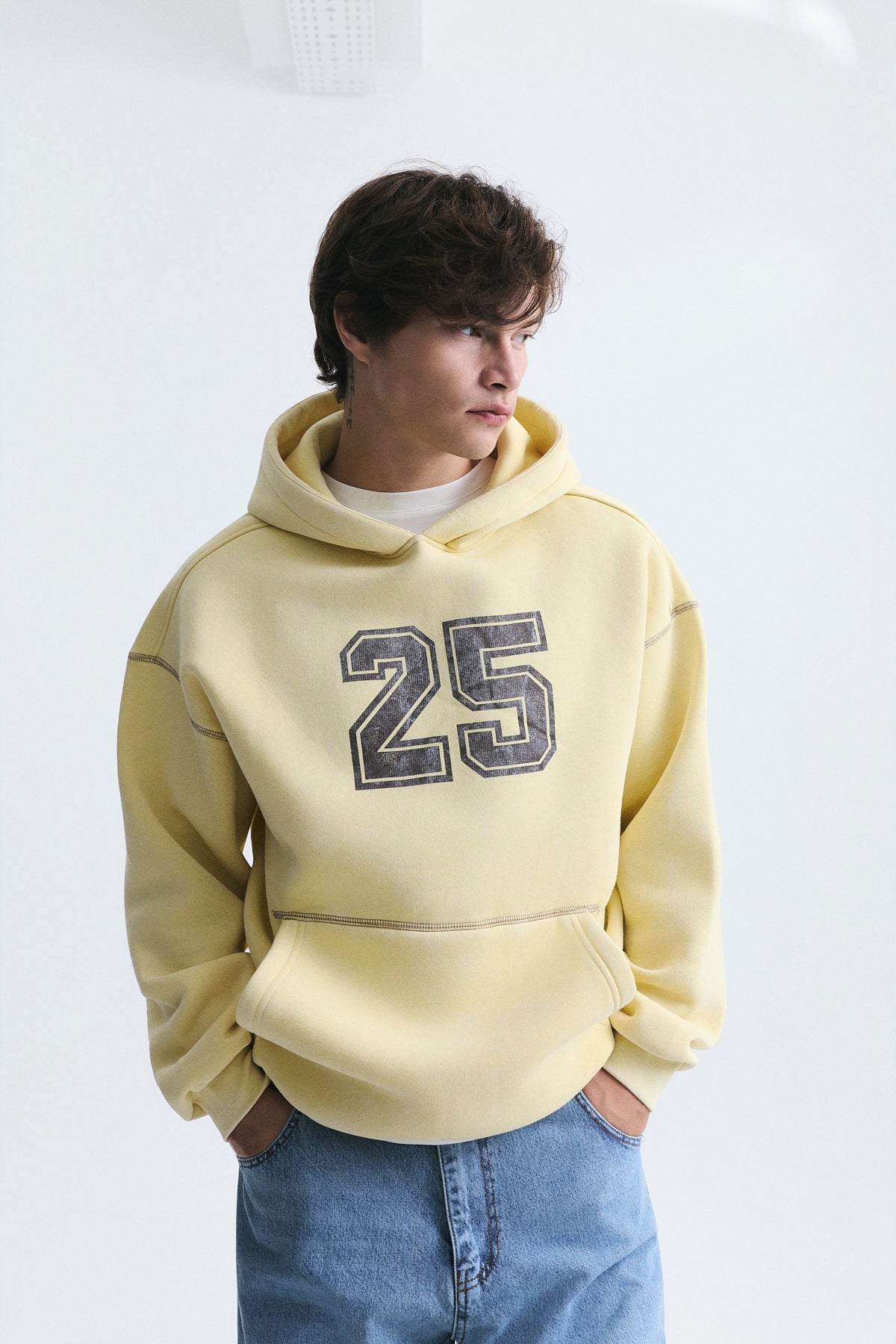 Baskılı Oversize Sweatshirt