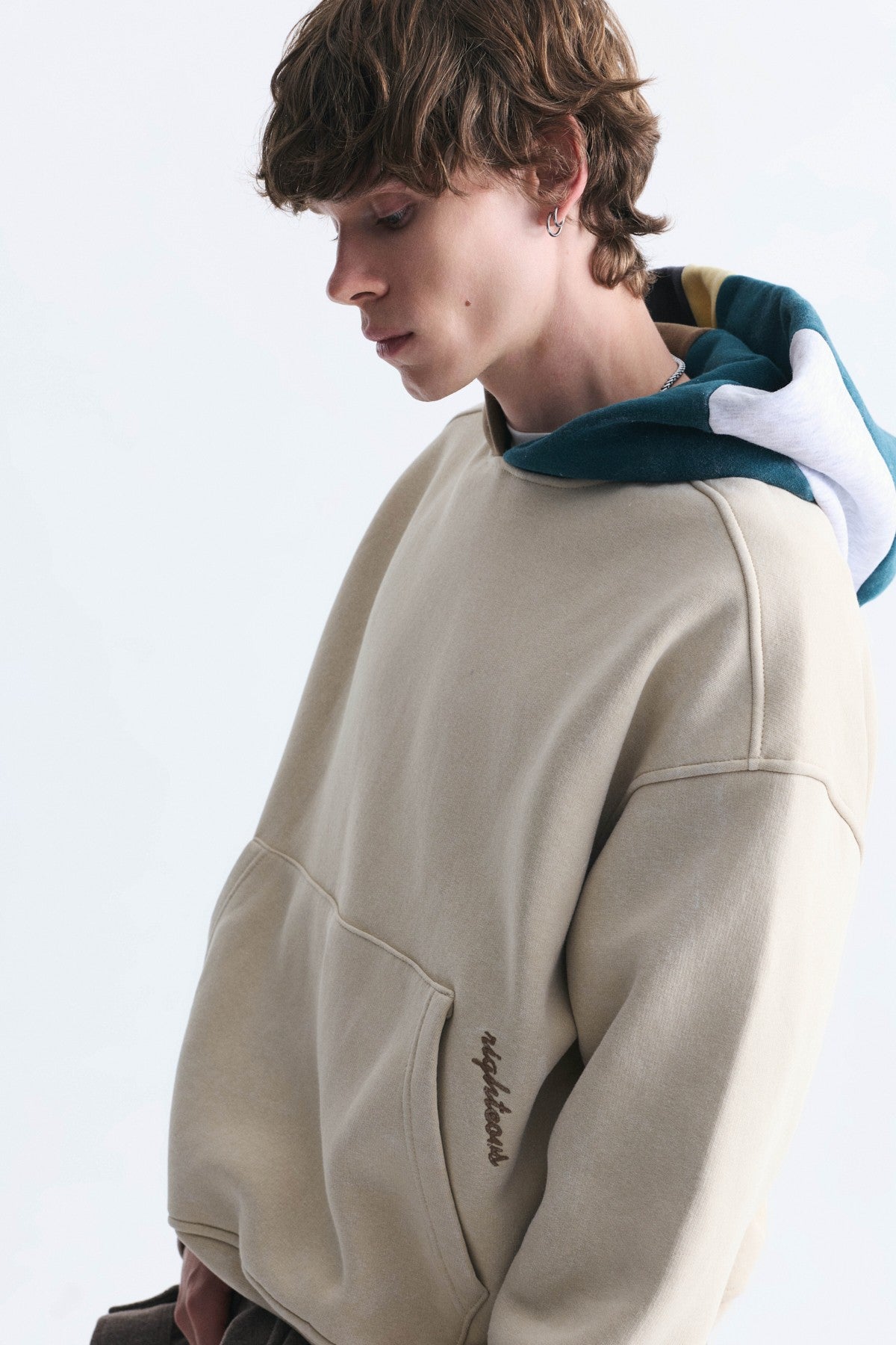 Boxy Fit Kapüşonlu Sweatshirt
