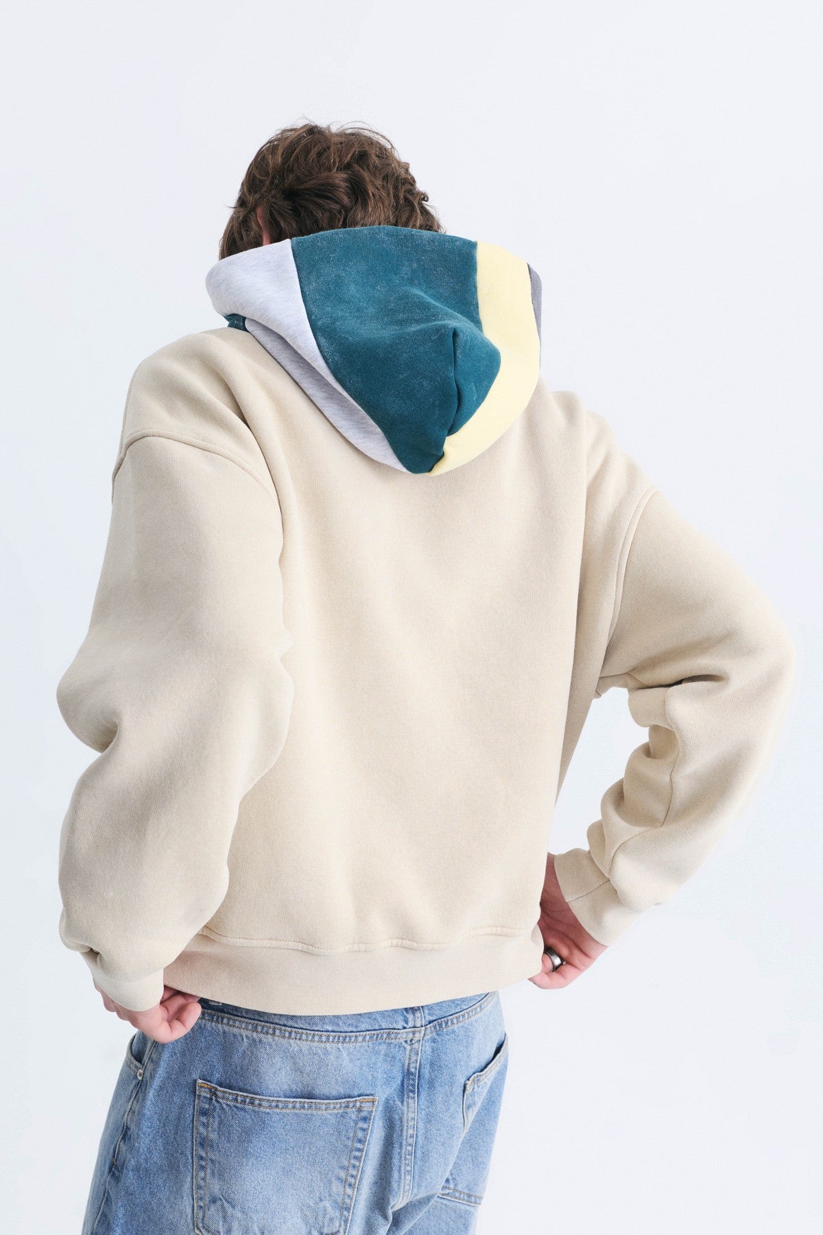 Boxy Fit Kapüşonlu Sweatshirt