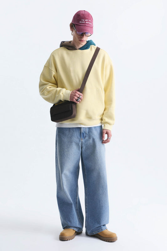 Boxy Fit Kapüşonlu Sweatshirt