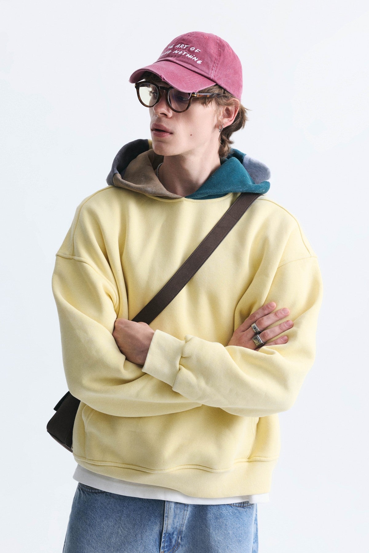 Boxy Fit Kapüşonlu Sweatshirt