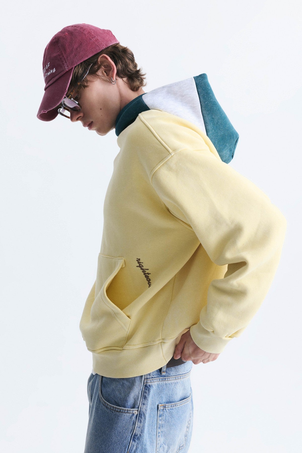 Boxy Fit Kapüşonlu Sweatshirt