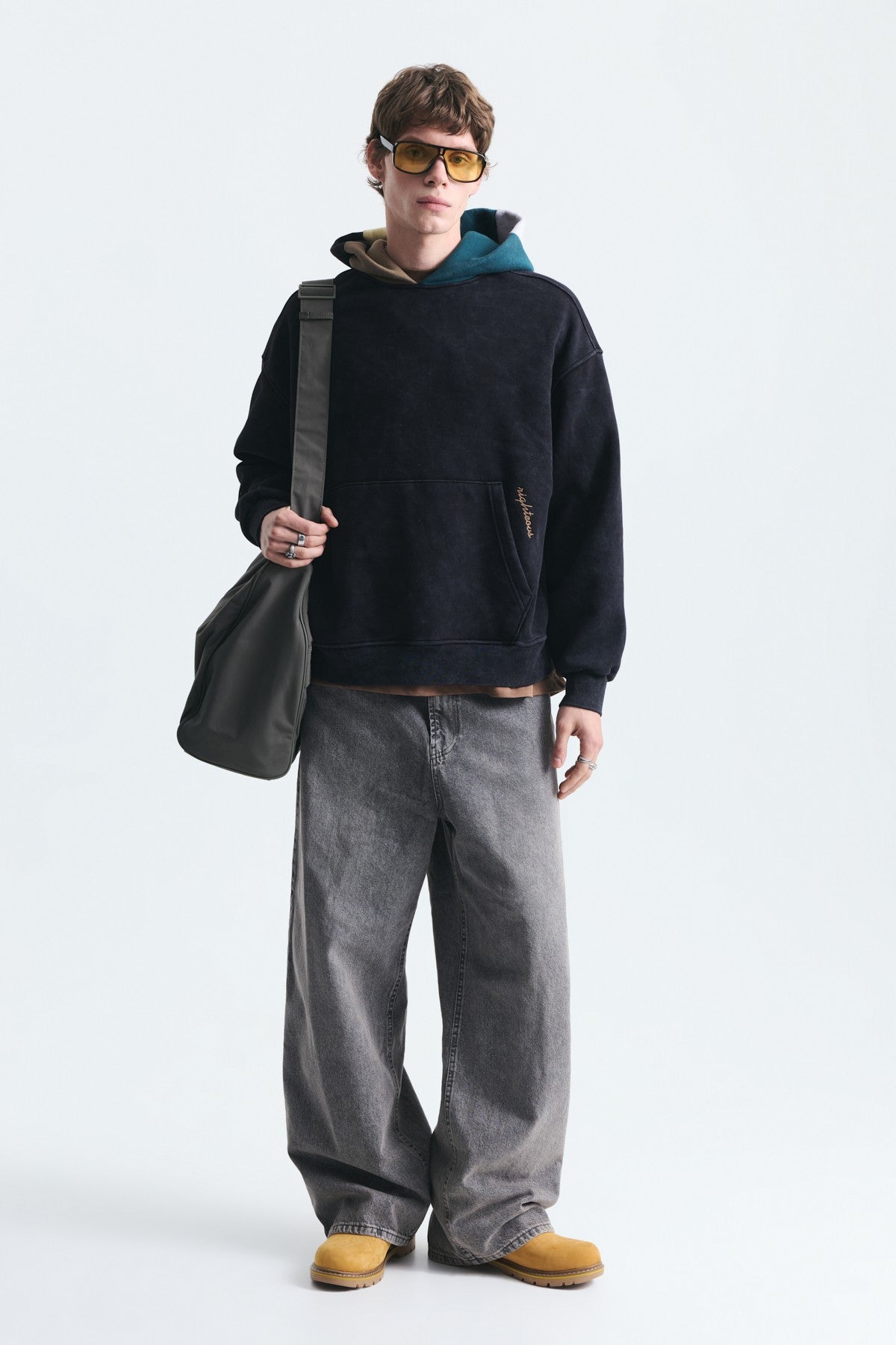 Boxy Fit Kapüşonlu Sweatshirt