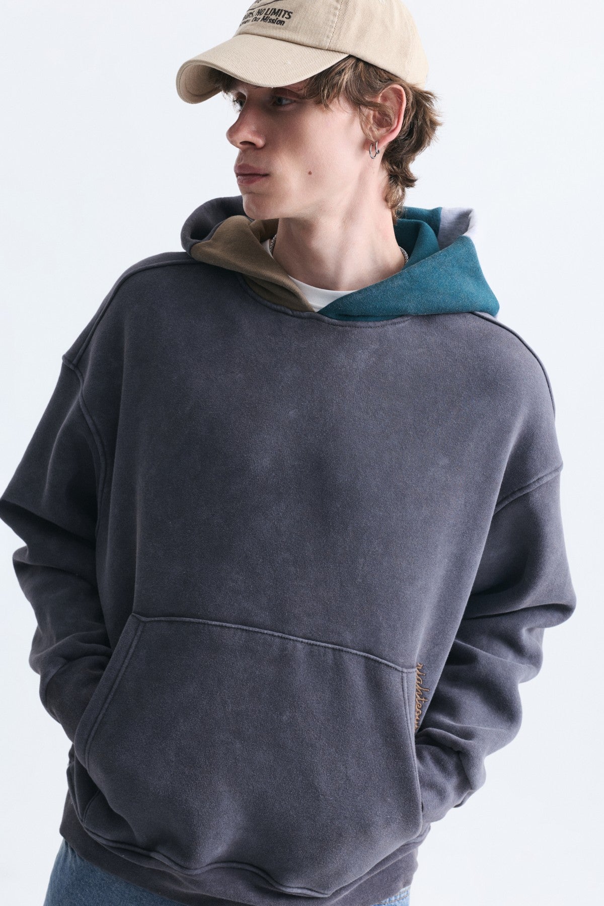 Boxy Fit Kapüşonlu Sweatshirt