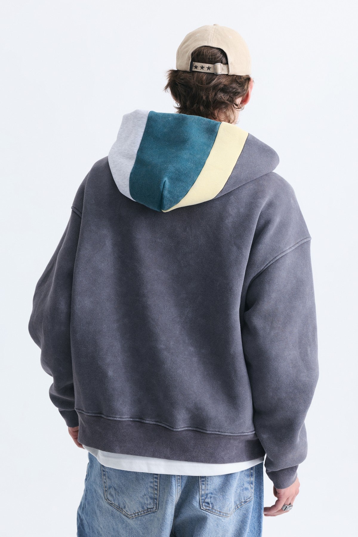 Boxy Fit Kapüşonlu Sweatshirt