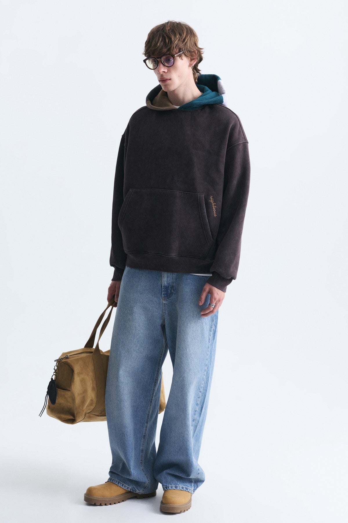 Boxy Fit Kapüşonlu Sweatshirt