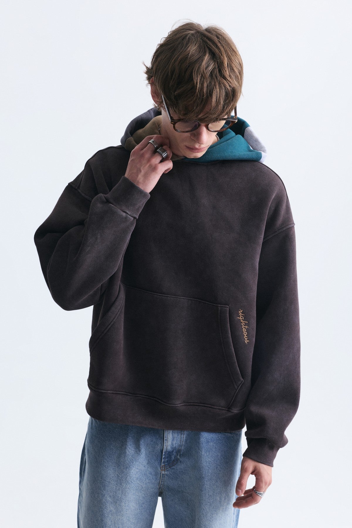 Boxy Fit Kapüşonlu Sweatshirt