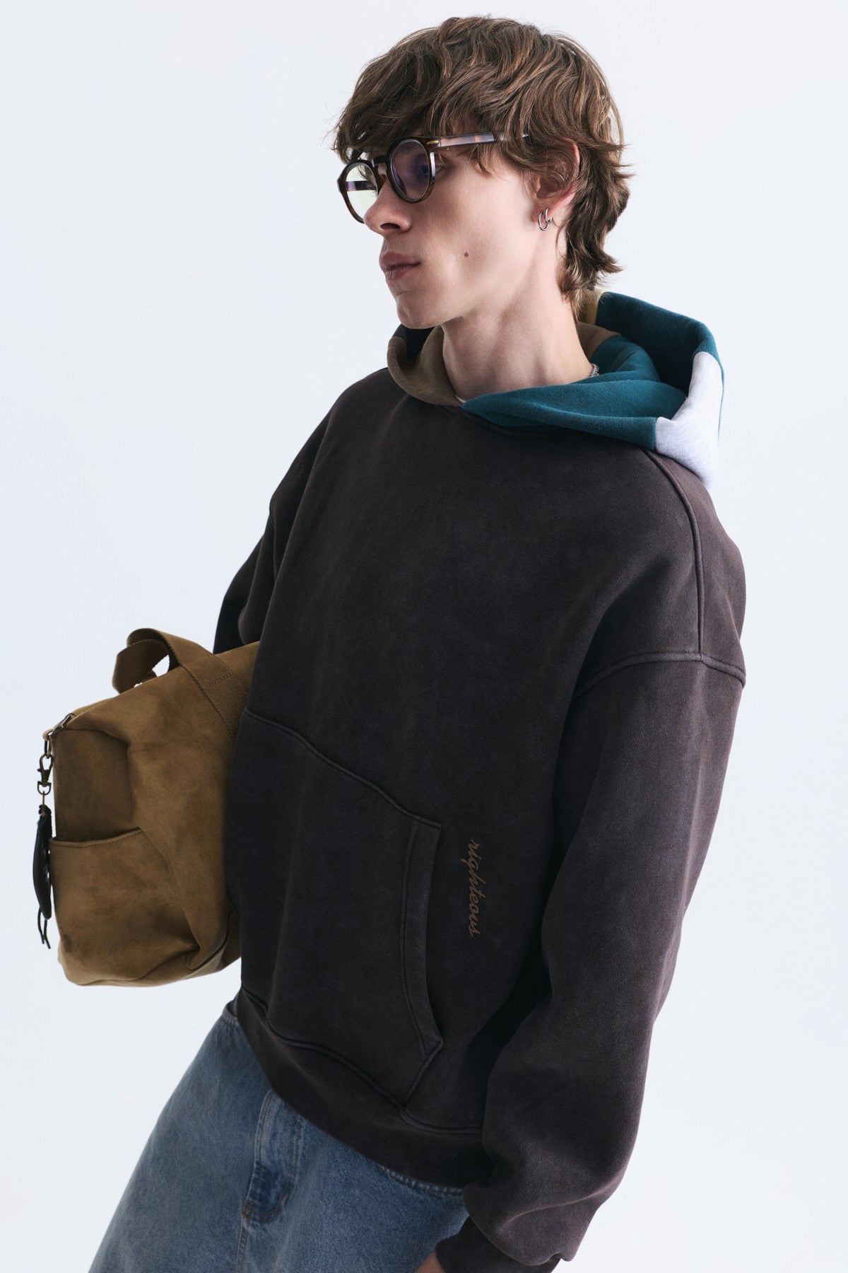 Boxy Fit Kapüşonlu Sweatshirt
