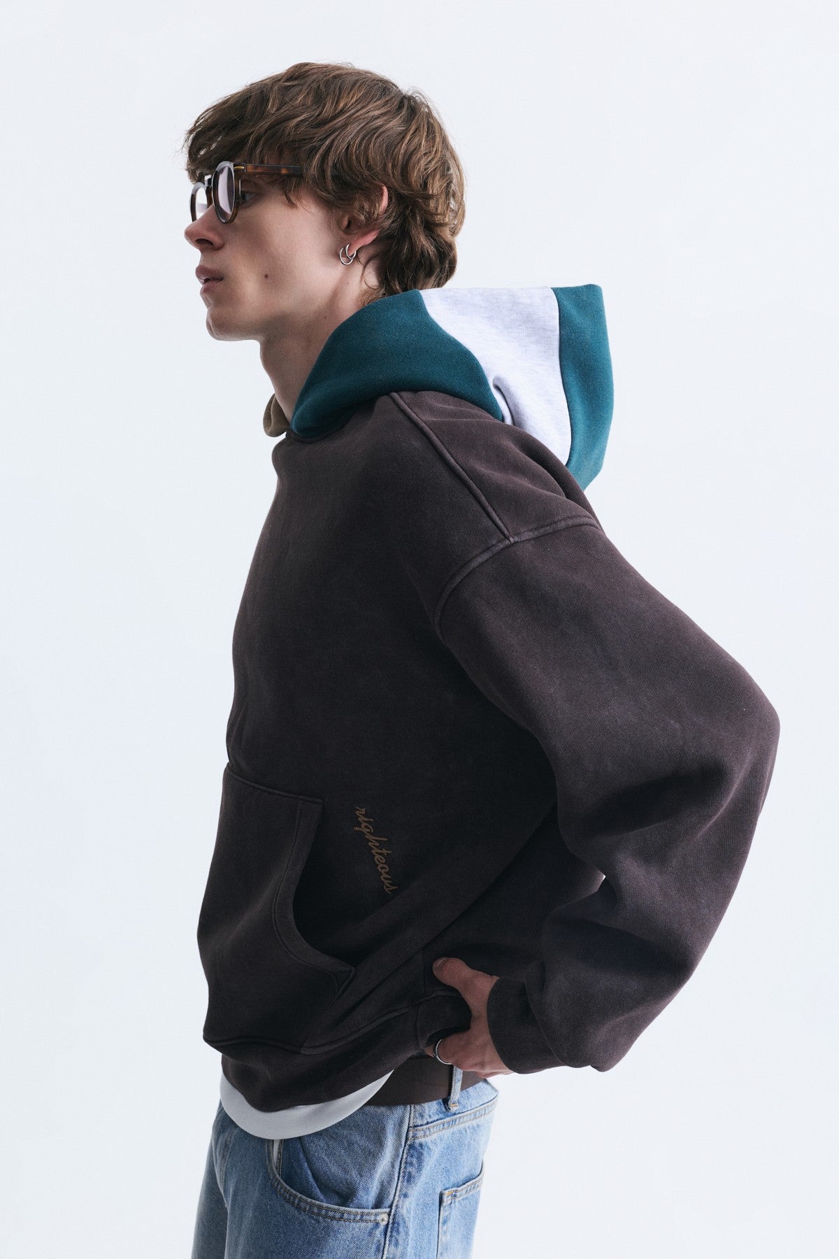 Boxy Fit Kapüşonlu Sweatshirt