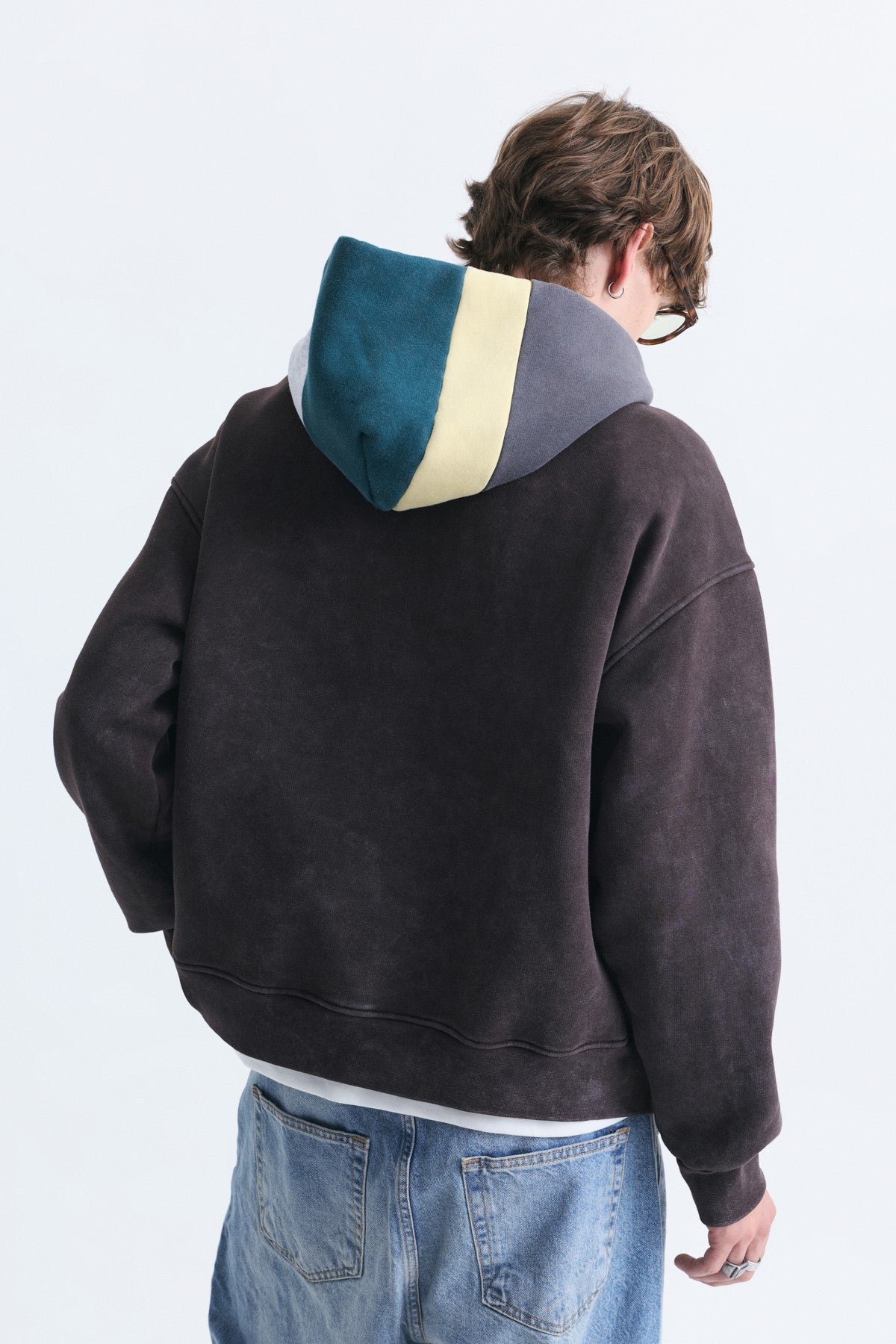Boxy Fit Kapüşonlu Sweatshirt