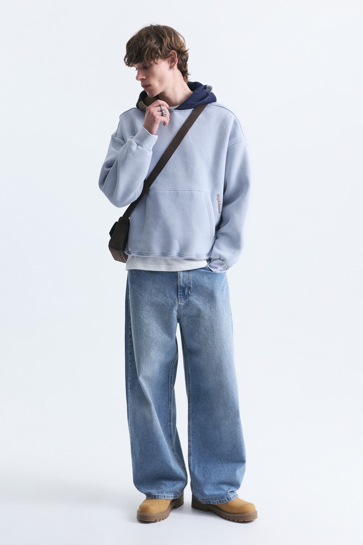 Boxy Fit Kapüşonlu Sweatshirt