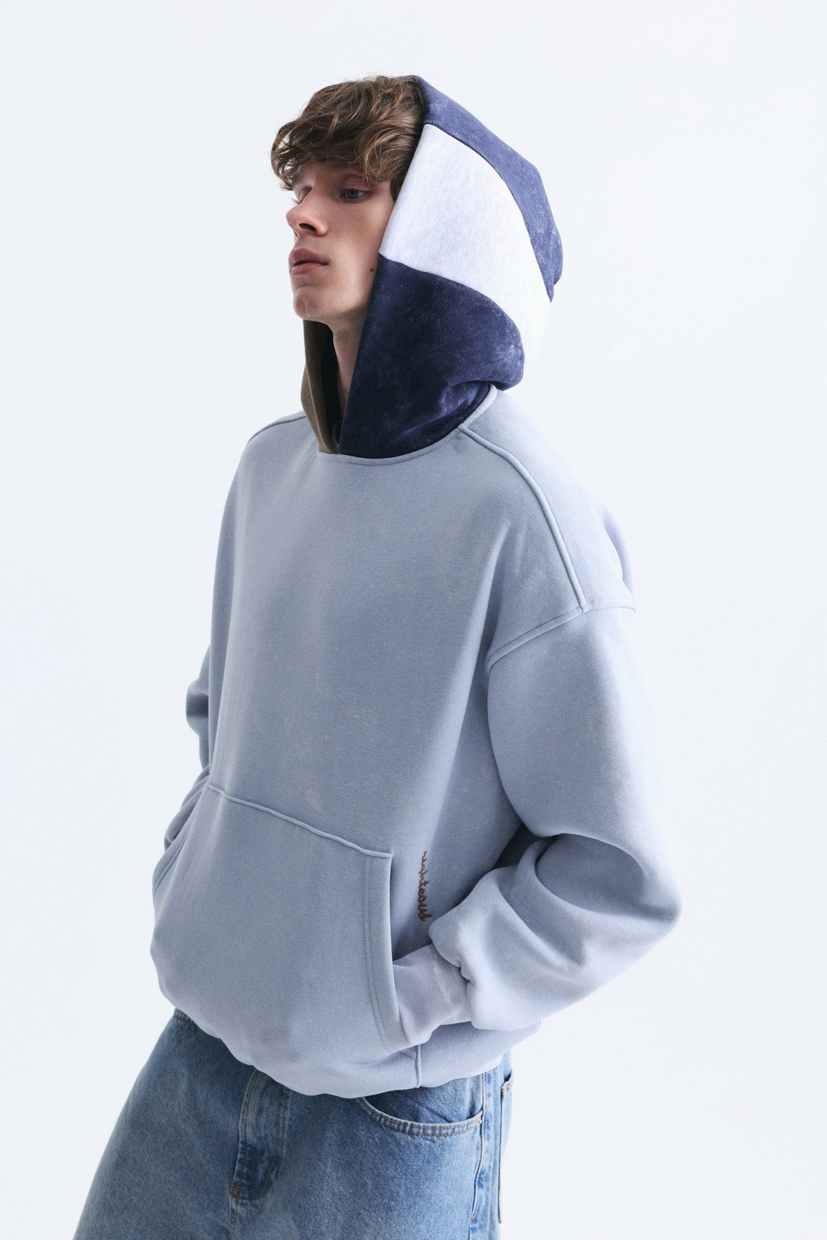Boxy Fit Kapüşonlu Sweatshirt