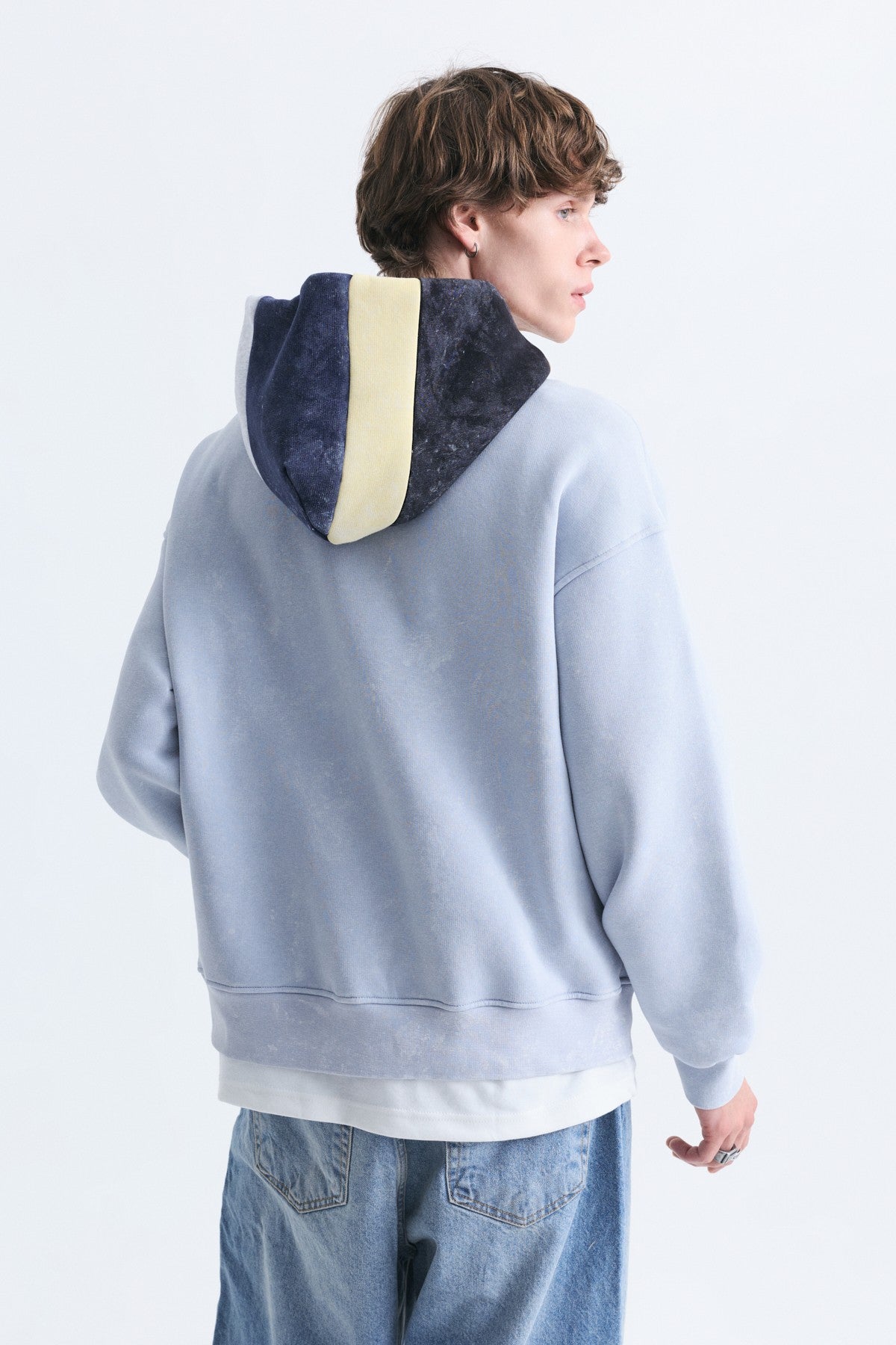 Boxy Fit Kapüşonlu Sweatshirt