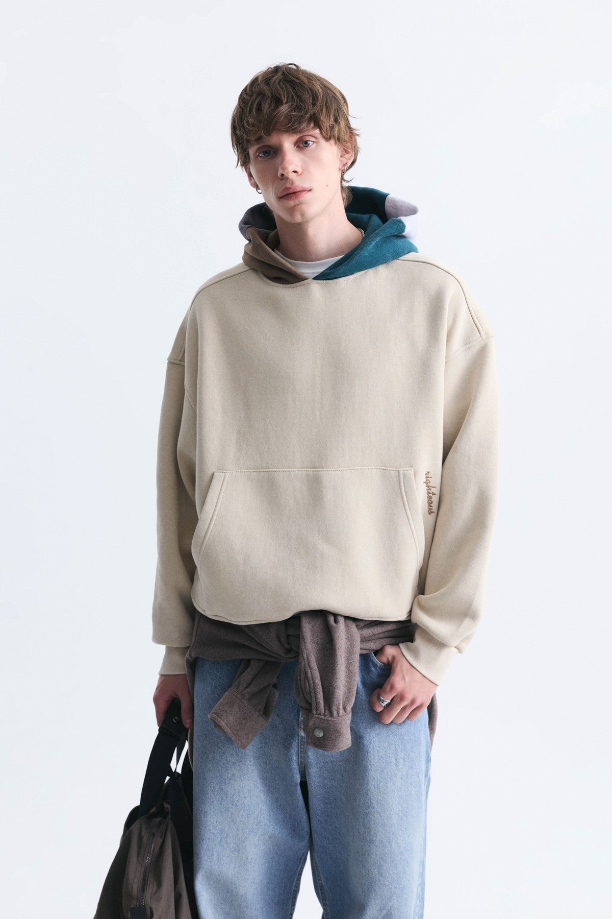 Boxy Fit Kapüşonlu Sweatshirt