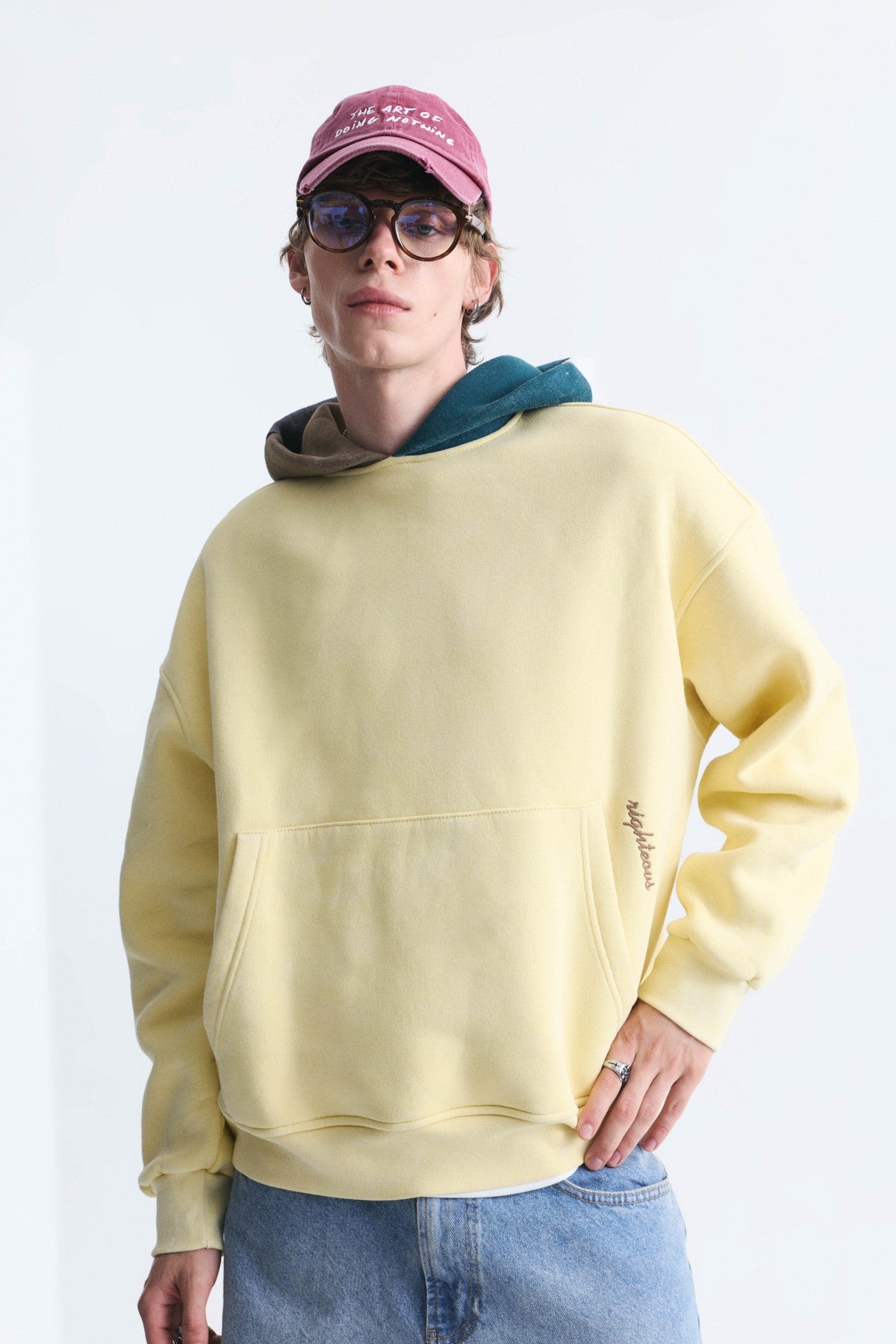 Boxy Fit Kapüşonlu Sweatshirt