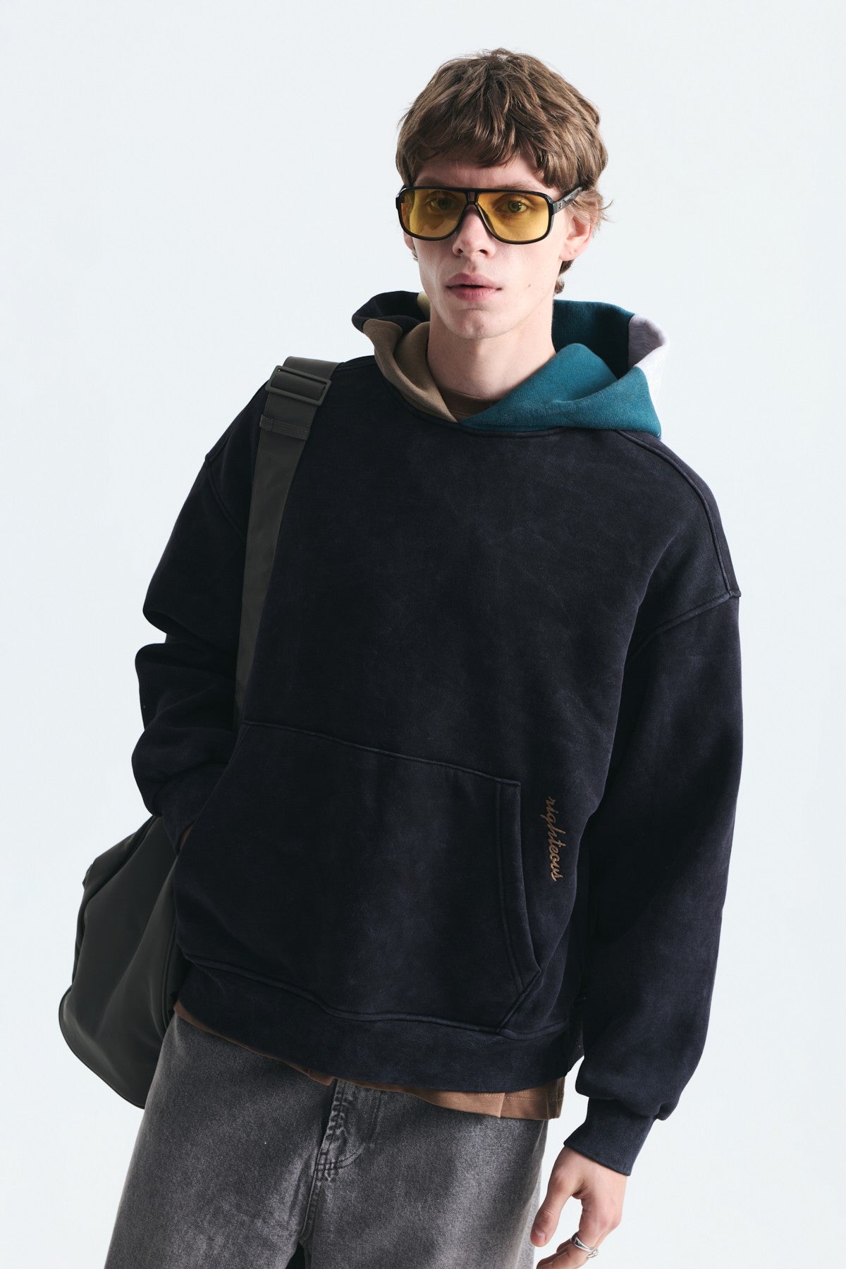 Boxy Fit Kapüşonlu Sweatshirt