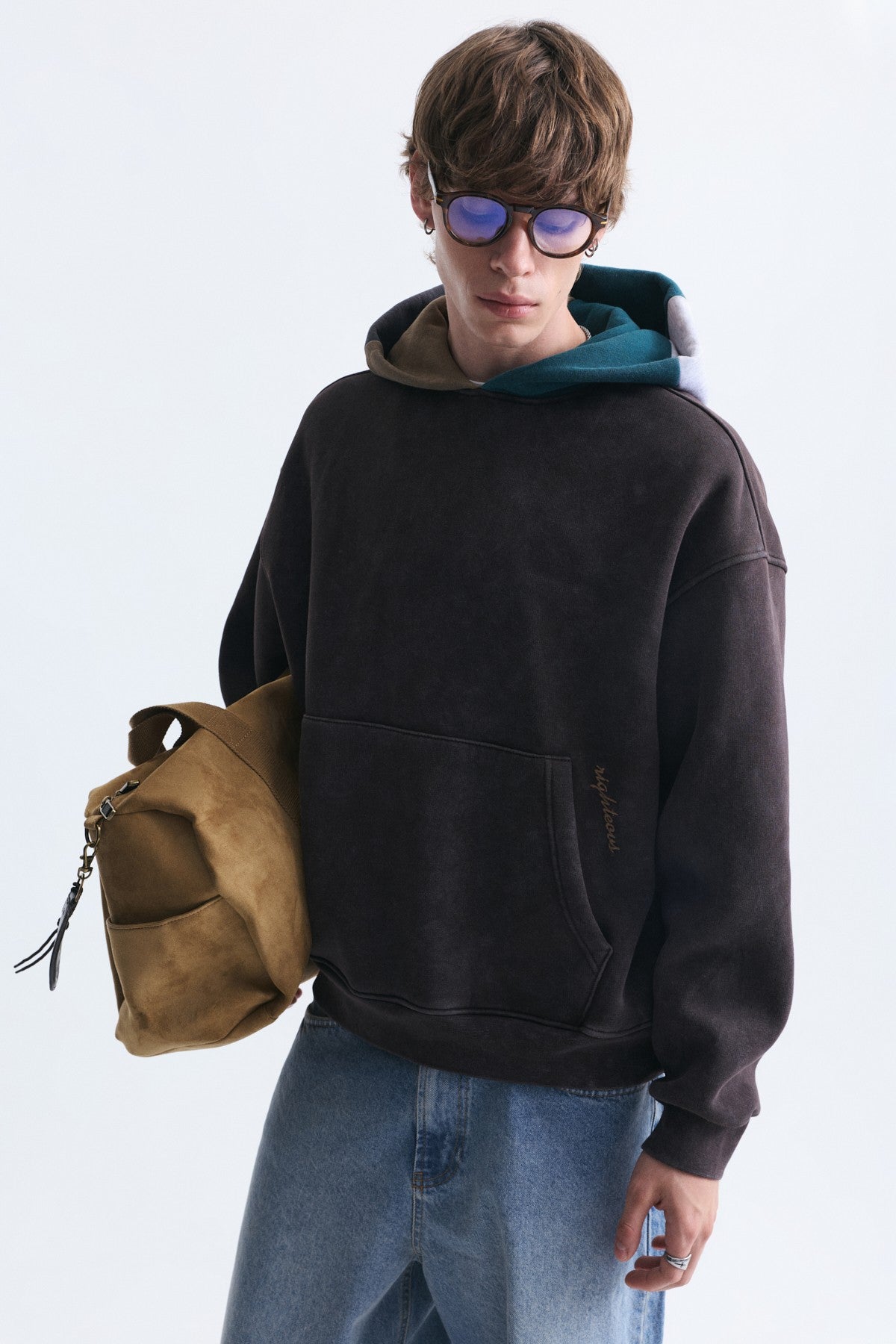 Boxy Fit Kapüşonlu Sweatshirt