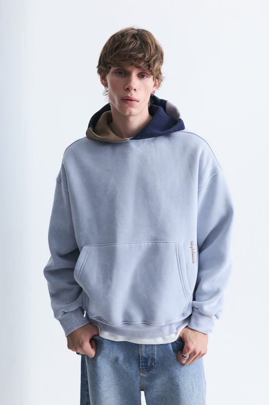 Boxy Fit Kapüşonlu Sweatshirt