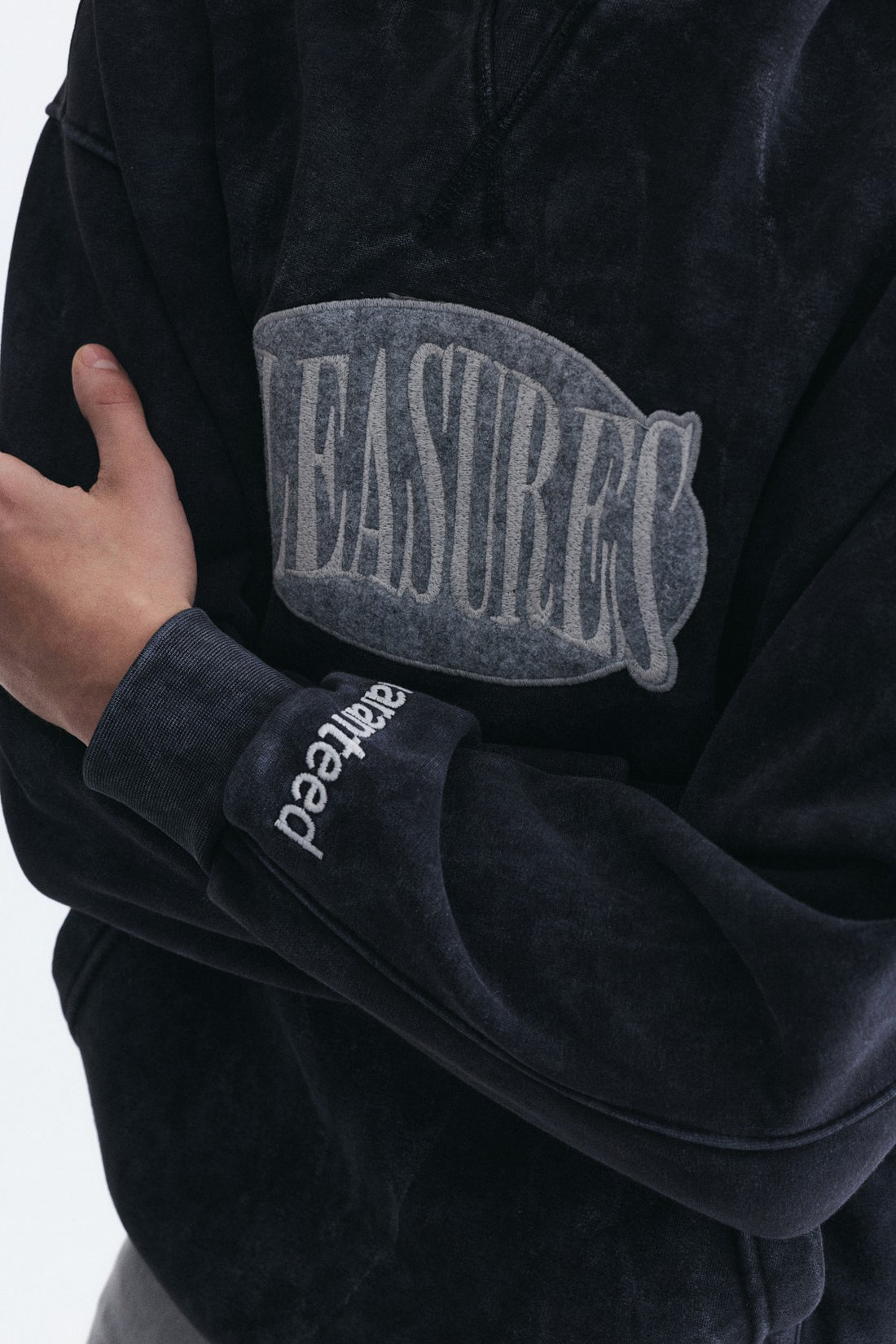 Oversize Baskılı Kapüşonlu Sweatshirt V70-266