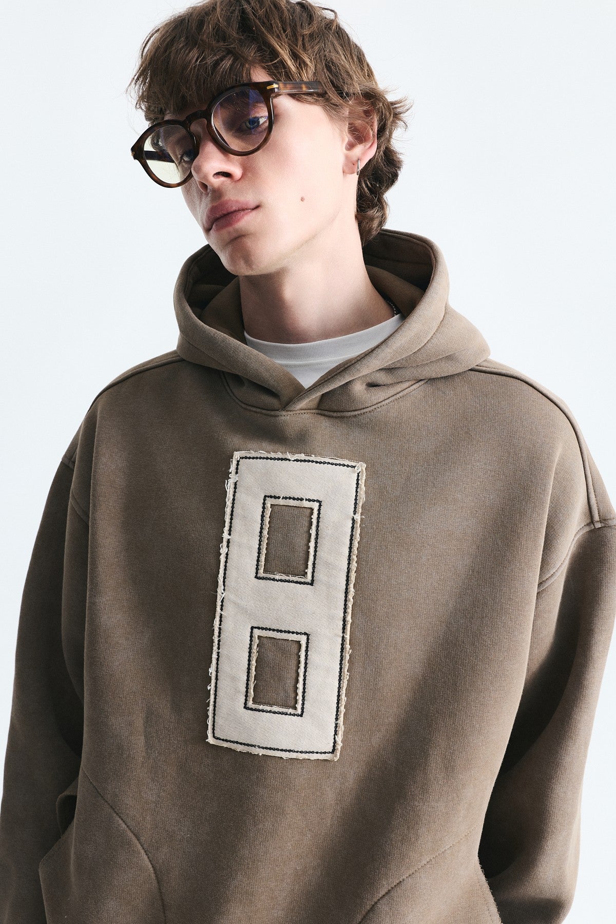 Numara Baskılı Oversize Sweatshirt