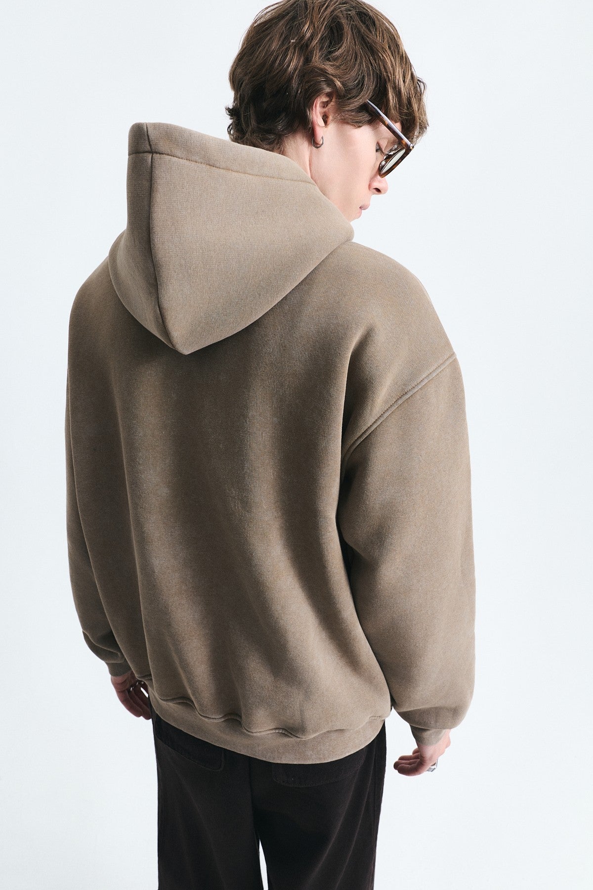 Numara Baskılı Oversize Sweatshirt
