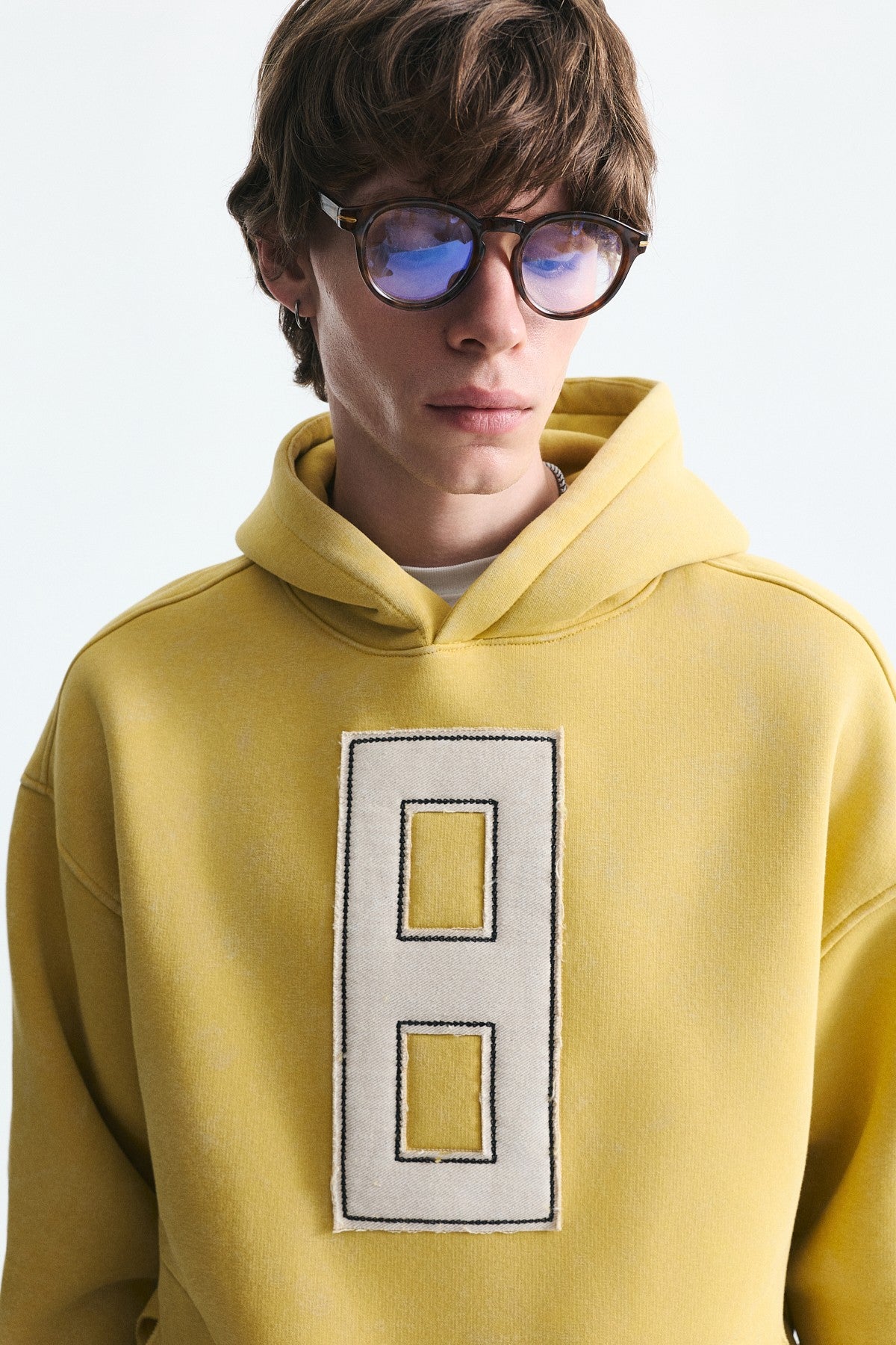 Numara Baskılı Oversize Sweatshirt