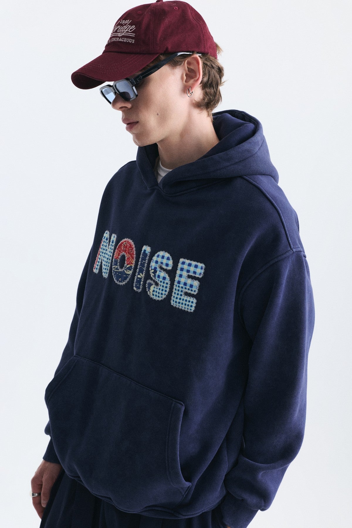 Nakışlı Oversize Kapüşonlu Sweatshirt
