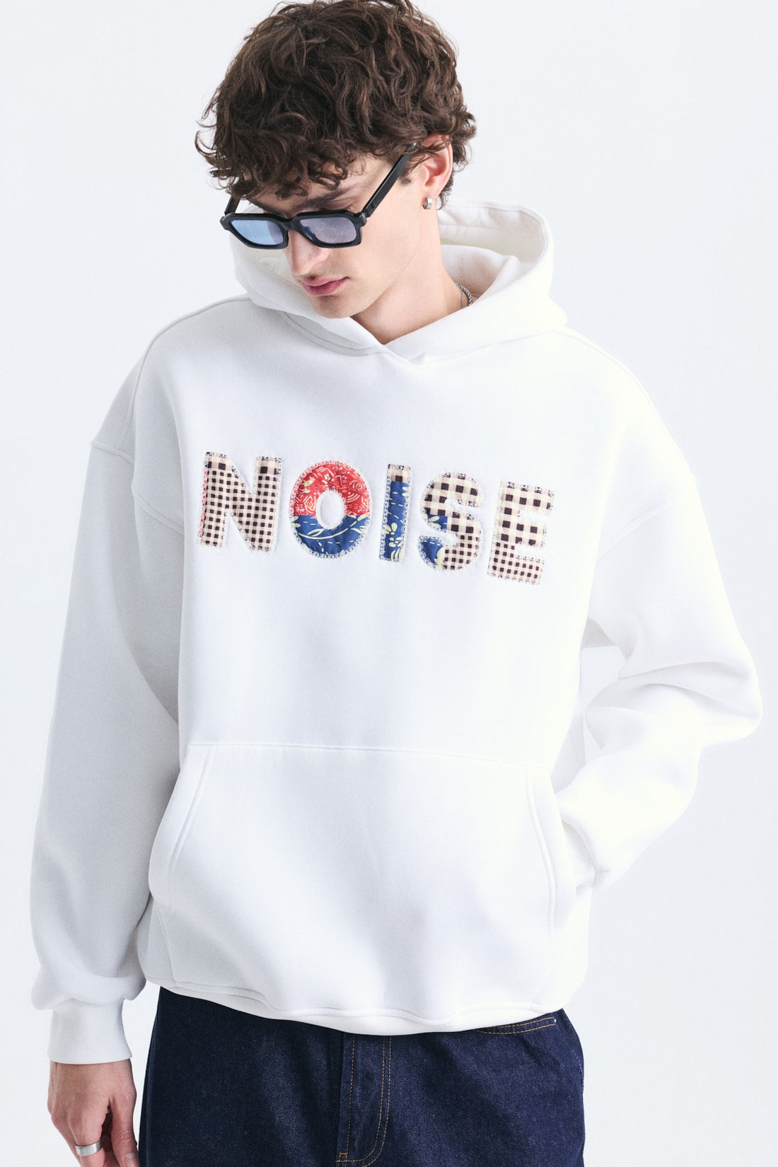 Nakışlı Oversize Kapüşonlu Sweatshirt