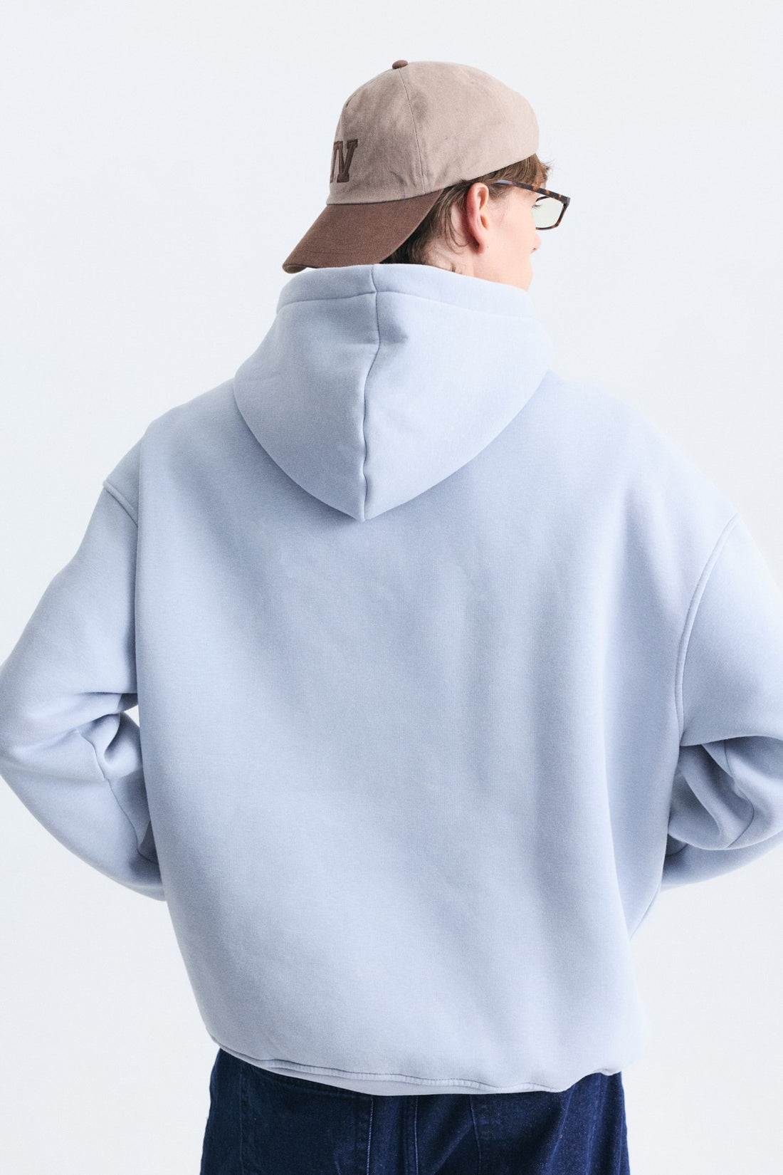 Nakışlı Oversize Kapüşonlu Sweatshirt