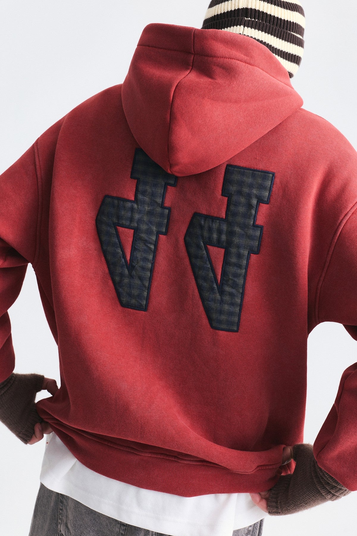 Oversize Sırt Baskılı Sweatshirt
