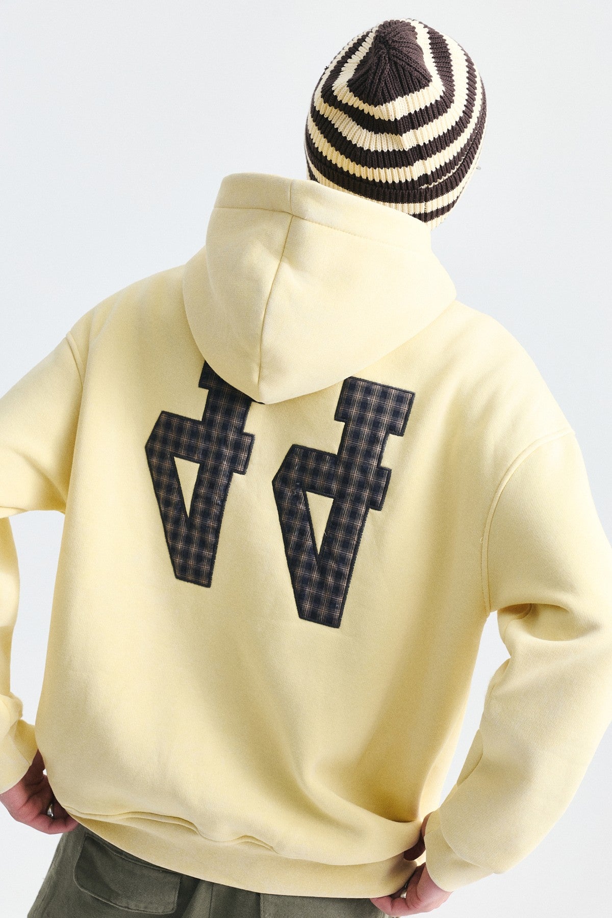 Oversize Sırt Baskılı Sweatshirt