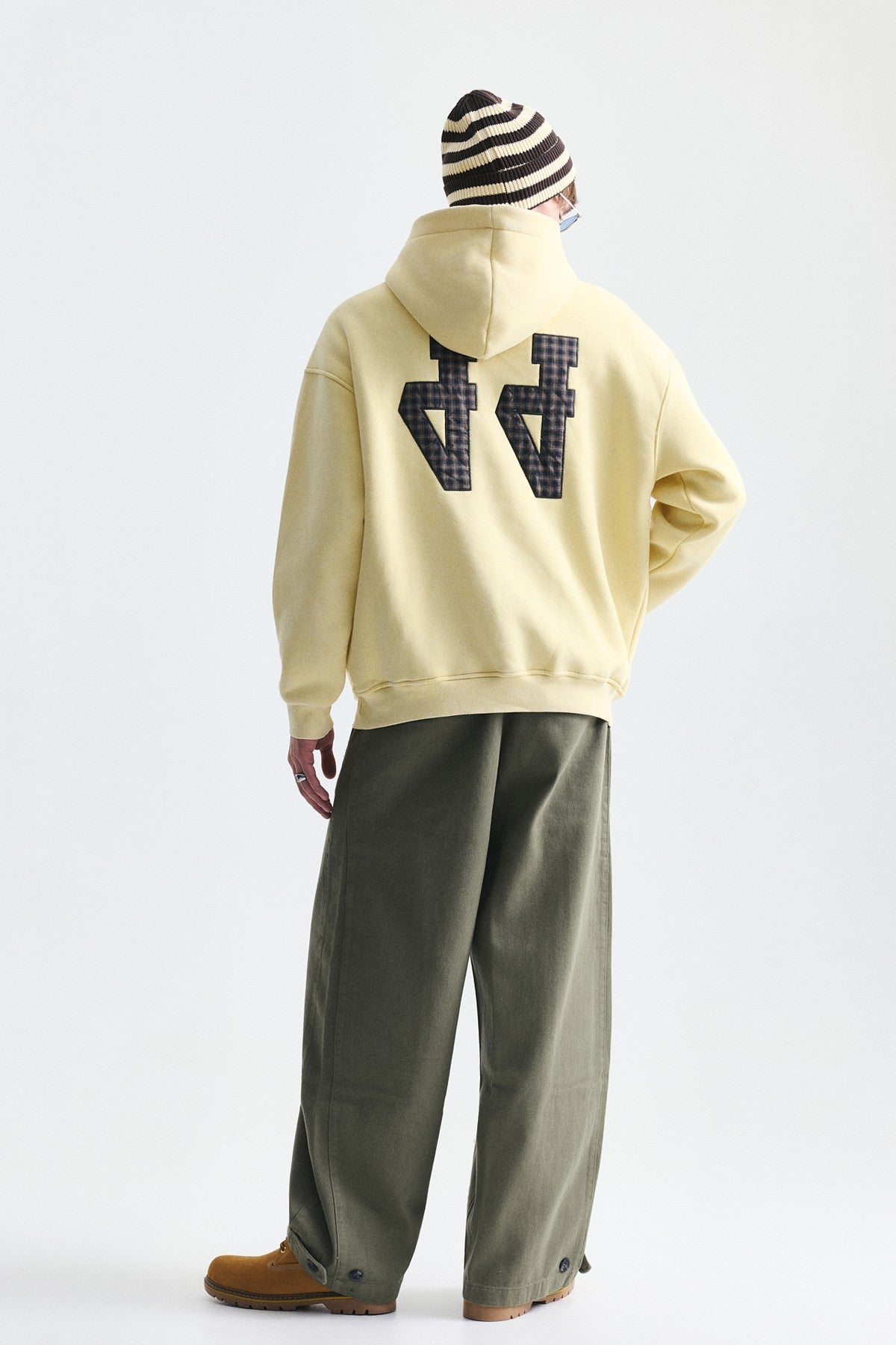 Oversize Sırt Baskılı Sweatshirt