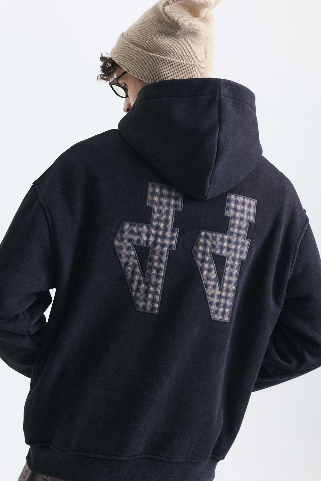Oversize Sırt Baskılı Sweatshirt