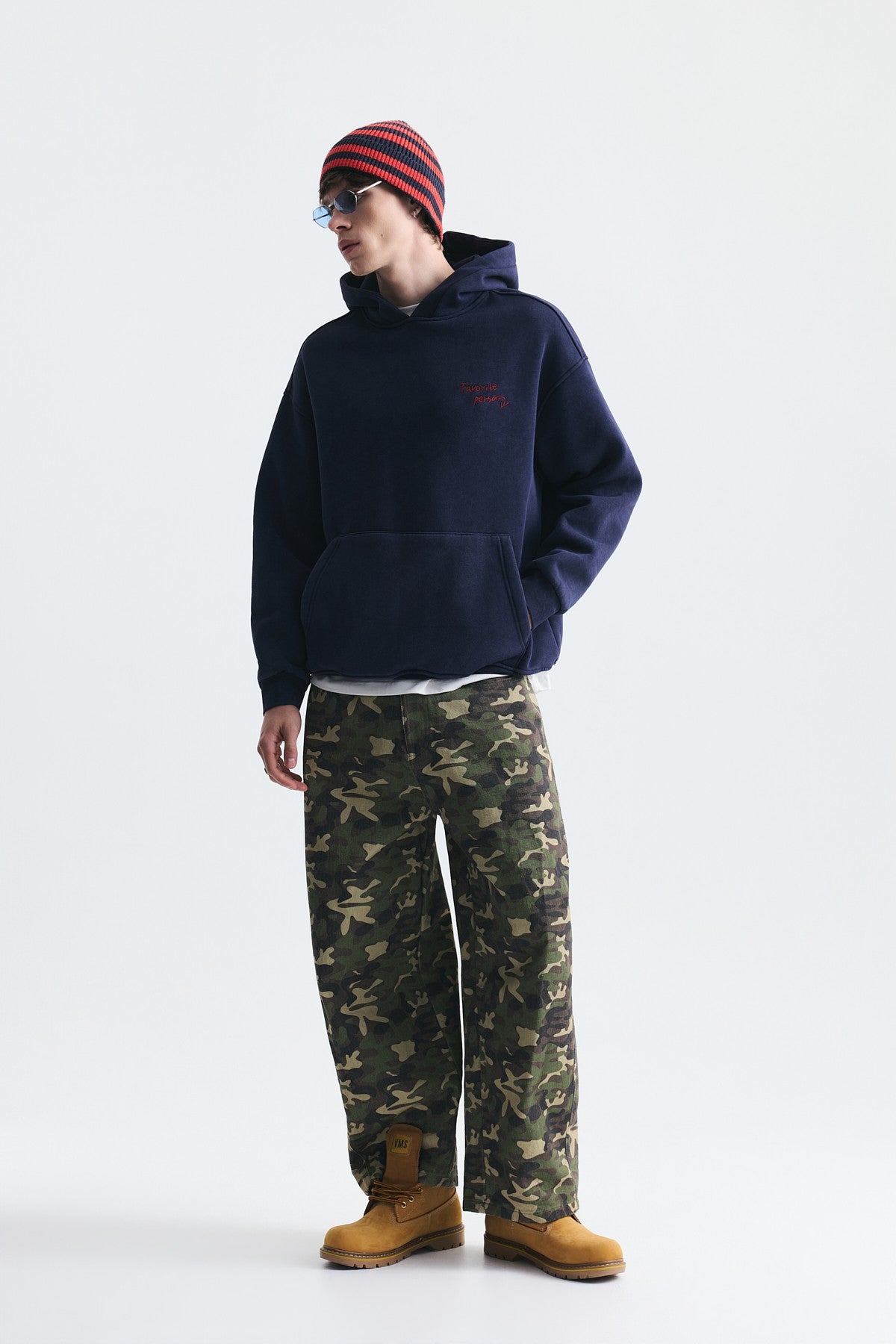 Oversize Sırt Baskılı Sweatshirt