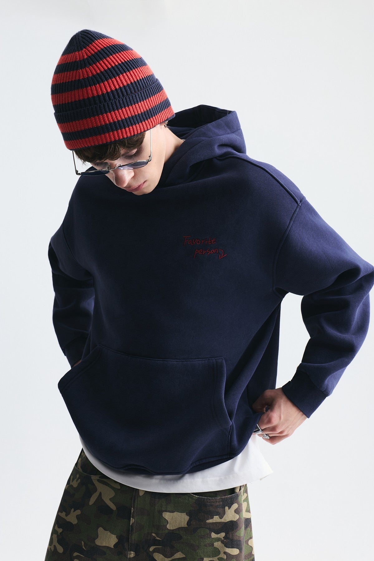 Oversize Sırt Baskılı Sweatshirt