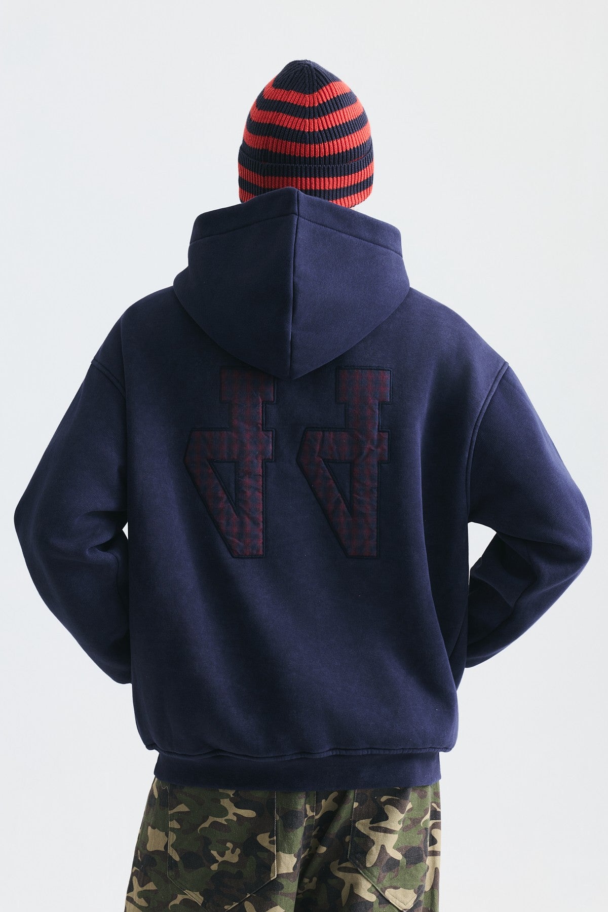 Oversize Sırt Baskılı Sweatshirt