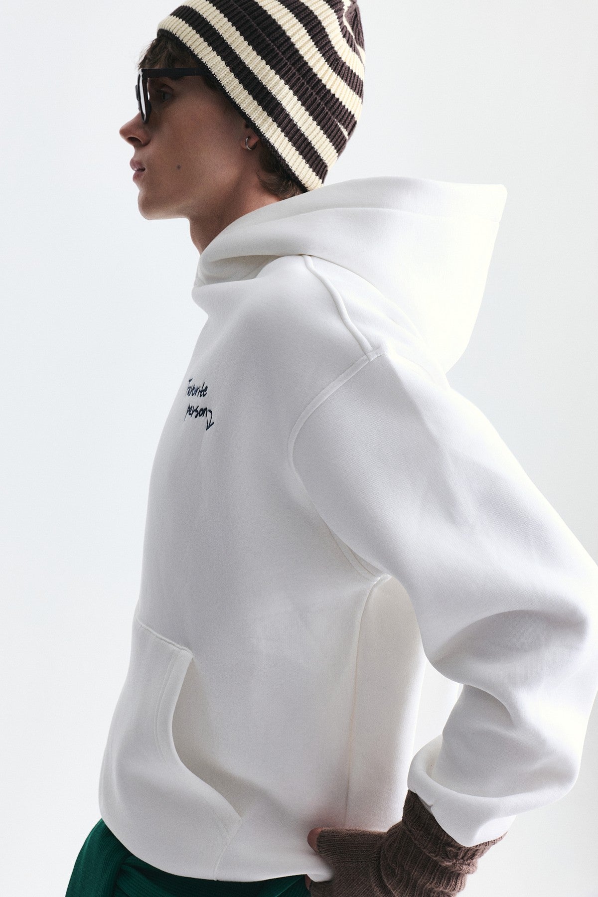 Oversize Sırt Baskılı Sweatshirt