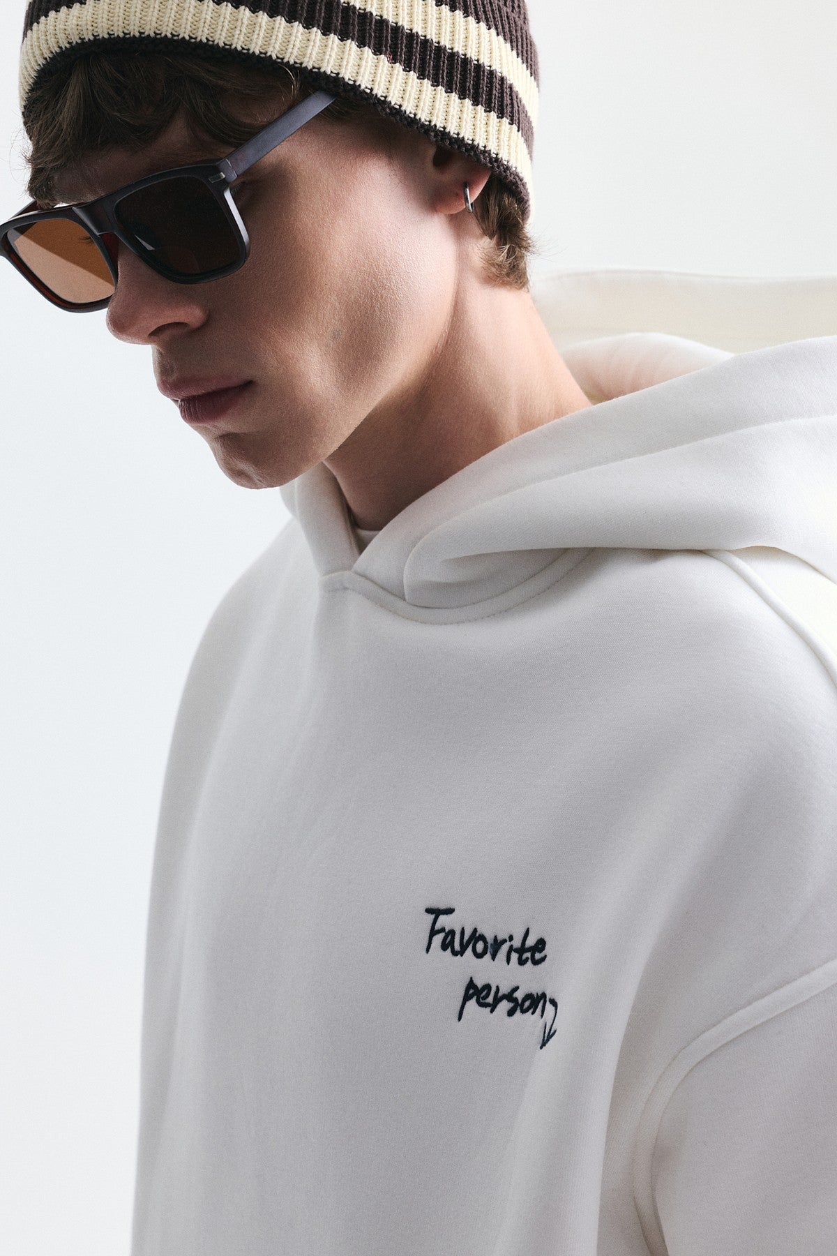 Oversize Sırt Baskılı Sweatshirt