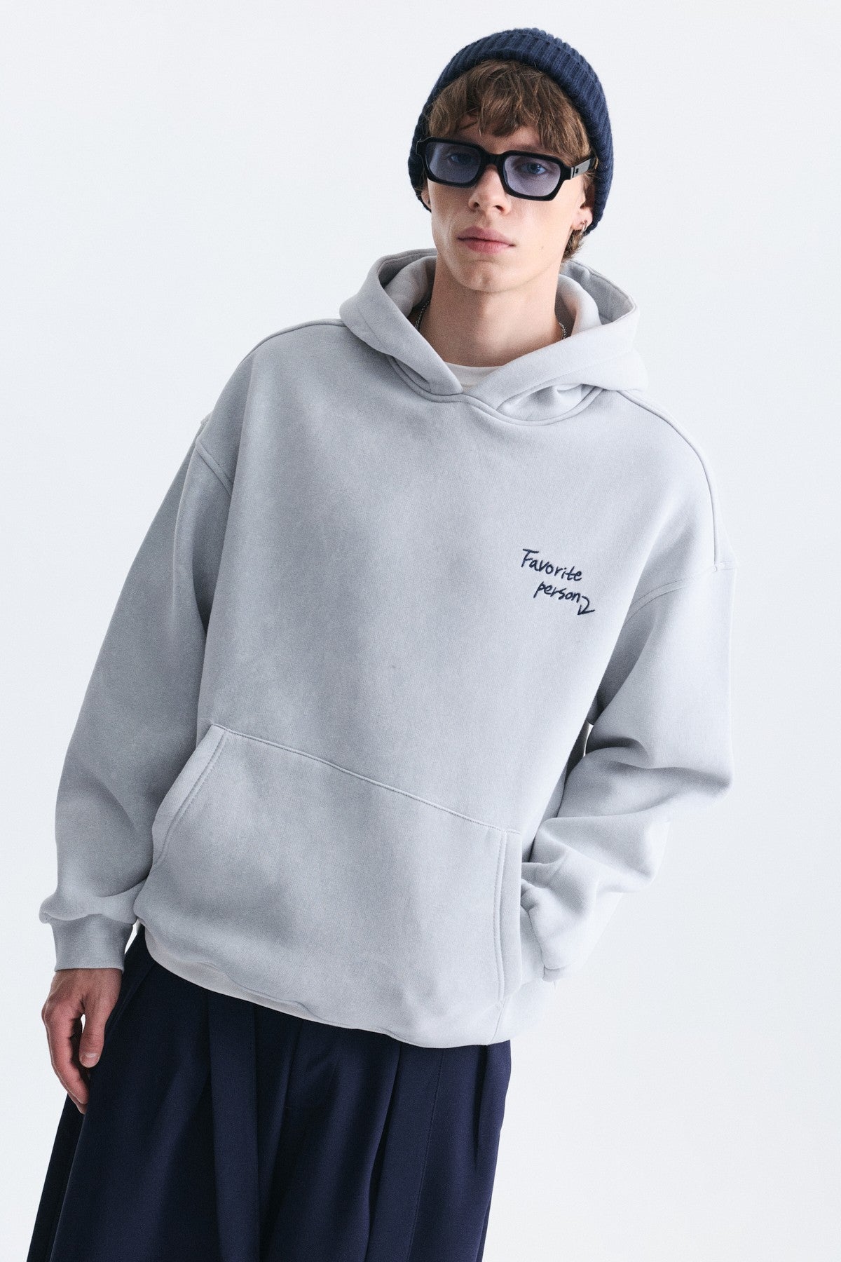 Oversize Sırt Baskılı Sweatshirt