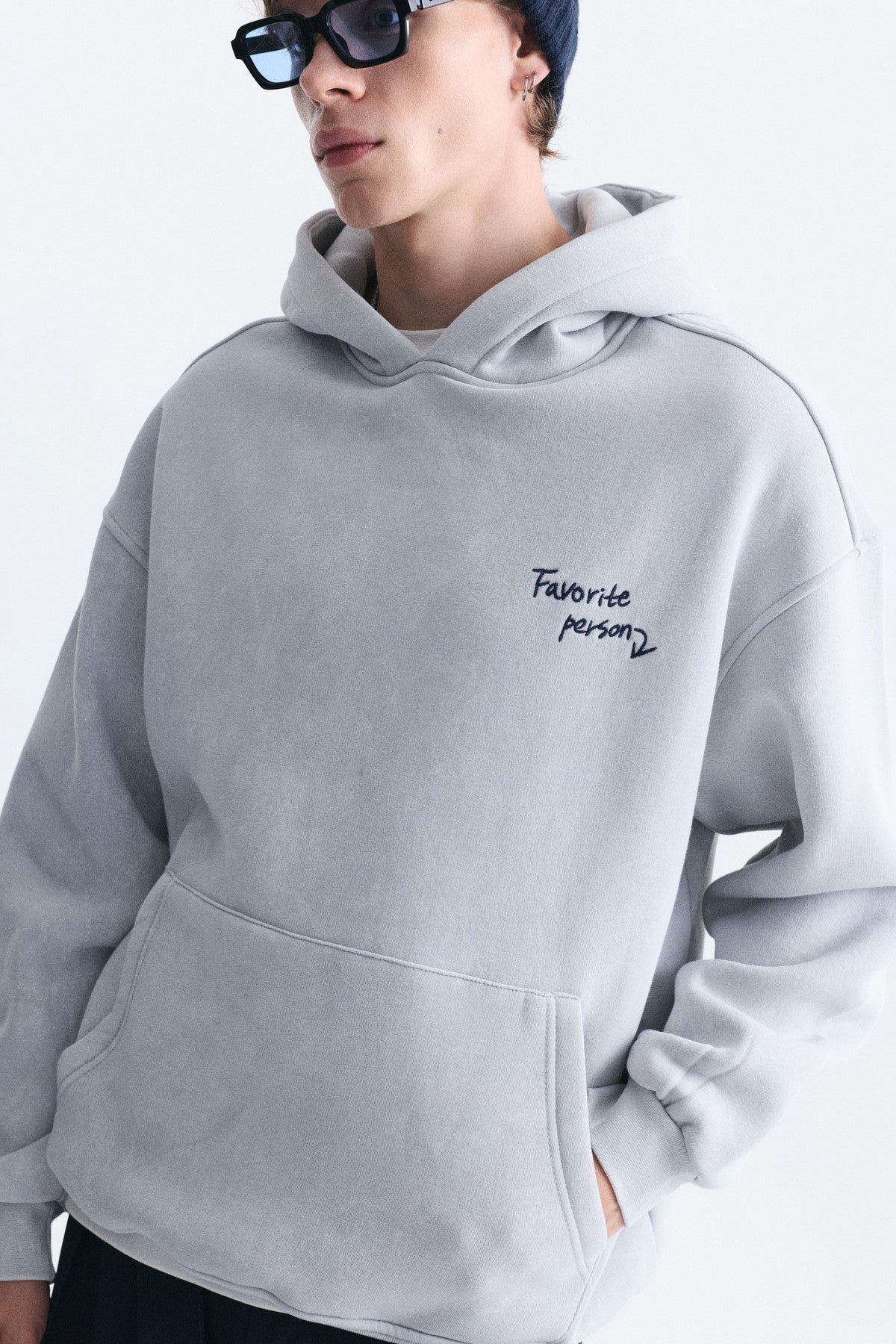 Oversize Sırt Baskılı Sweatshirt