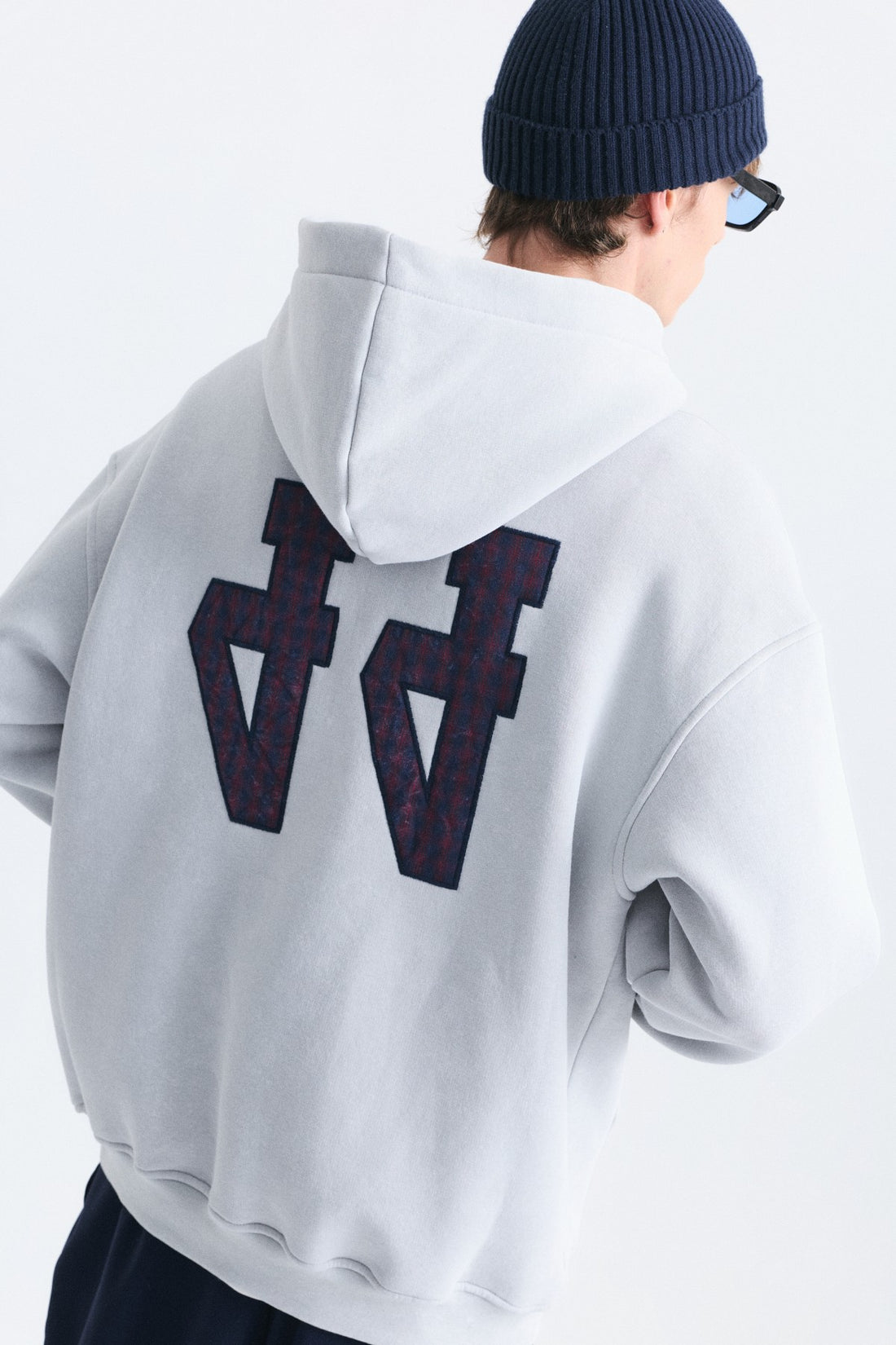 Oversize Sırt Baskılı Sweatshirt