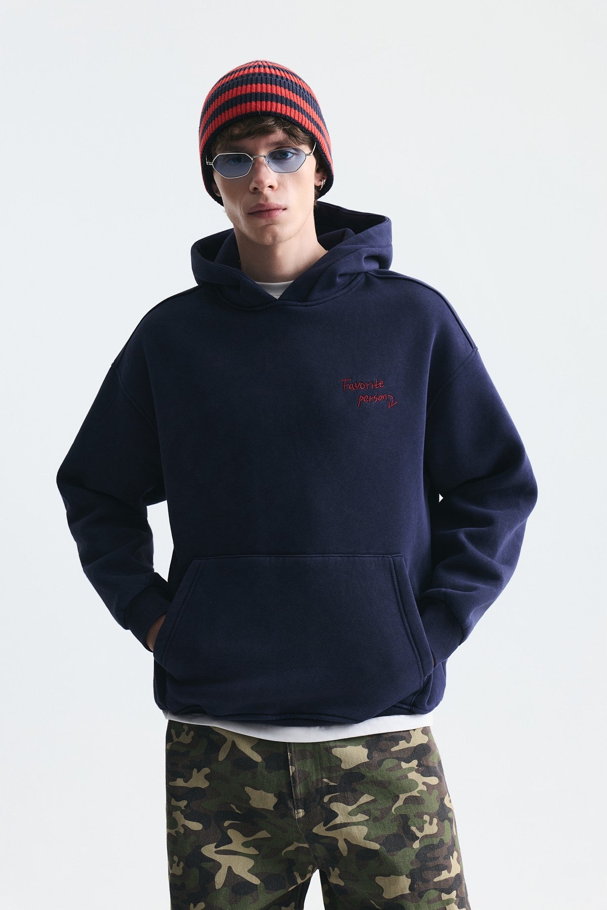 Oversize Sırt Baskılı Sweatshirt