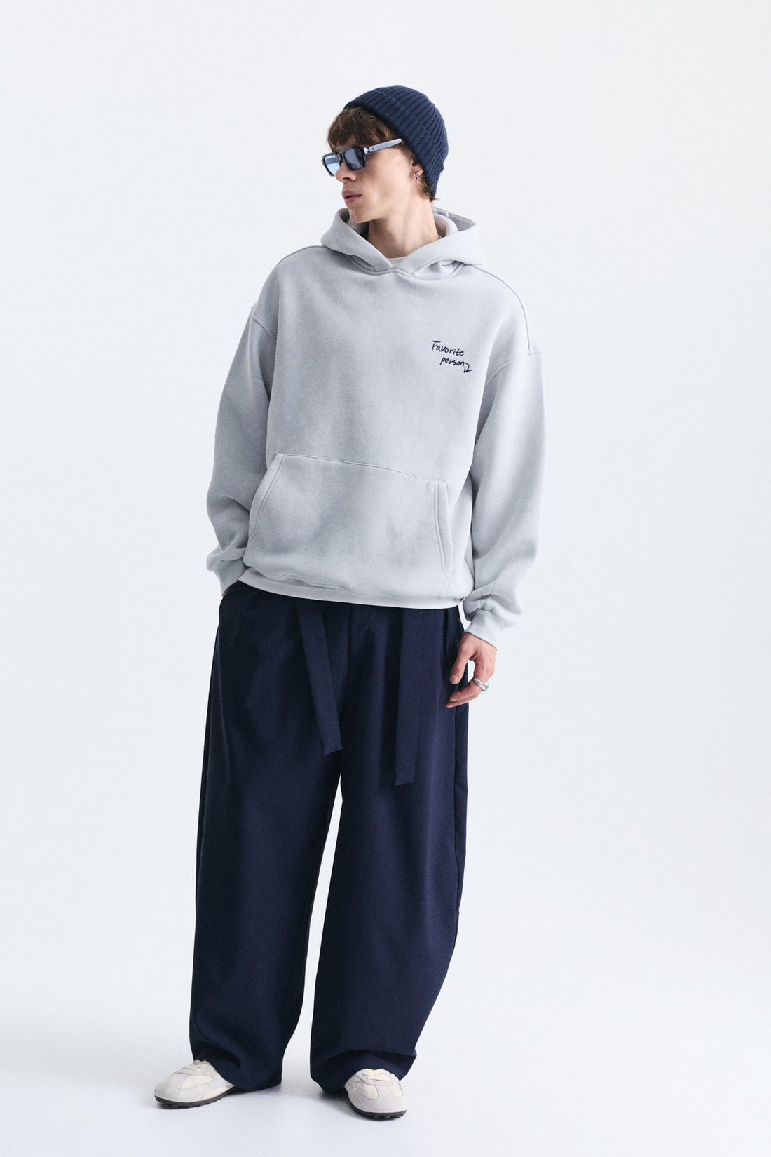 Oversize Sırt Baskılı Sweatshirt