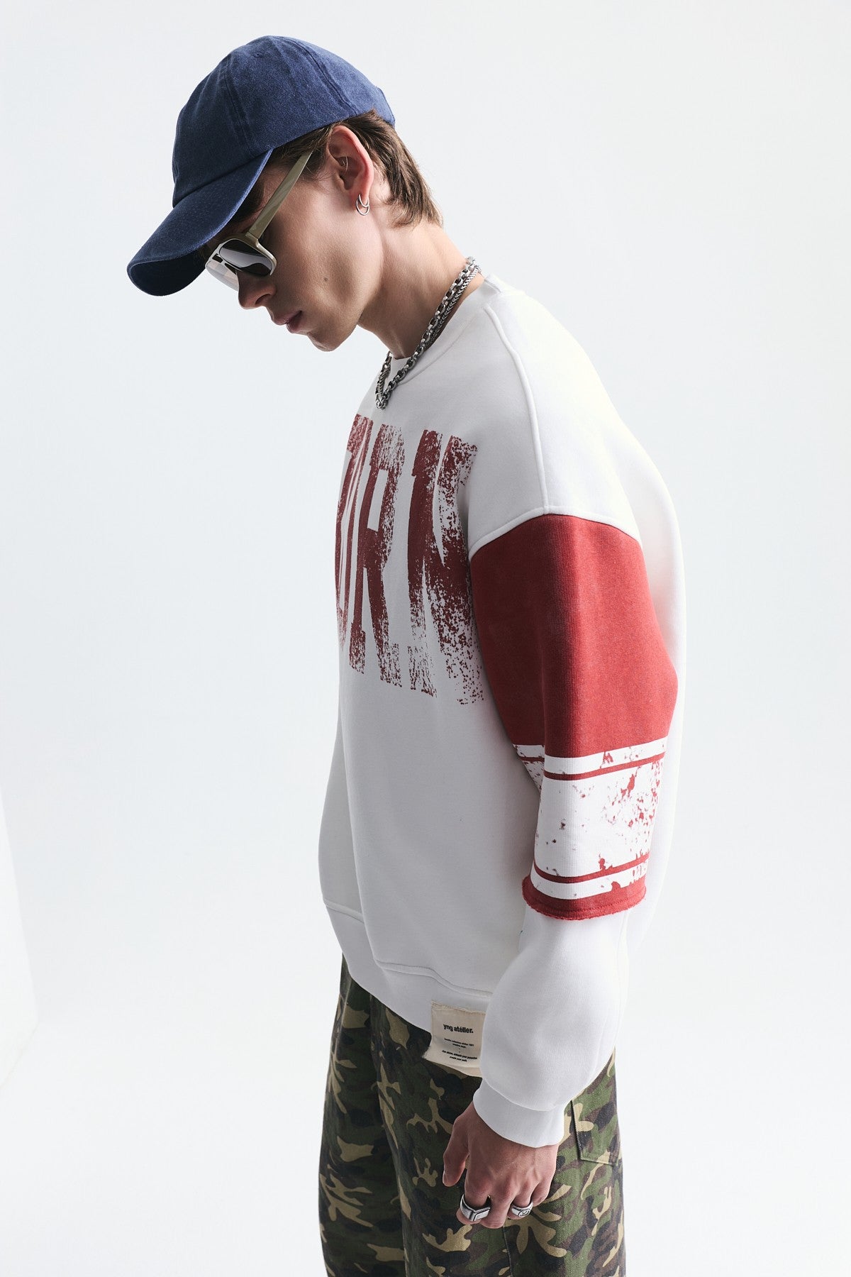 Oversize Çift Kollu Sweatshirt