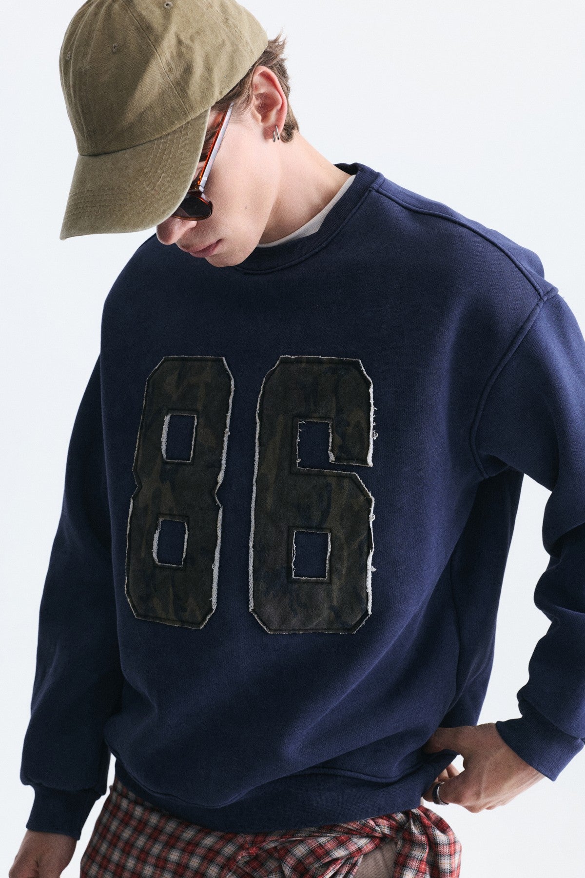 Oversize Bisiklet Yaka Sweatshirt