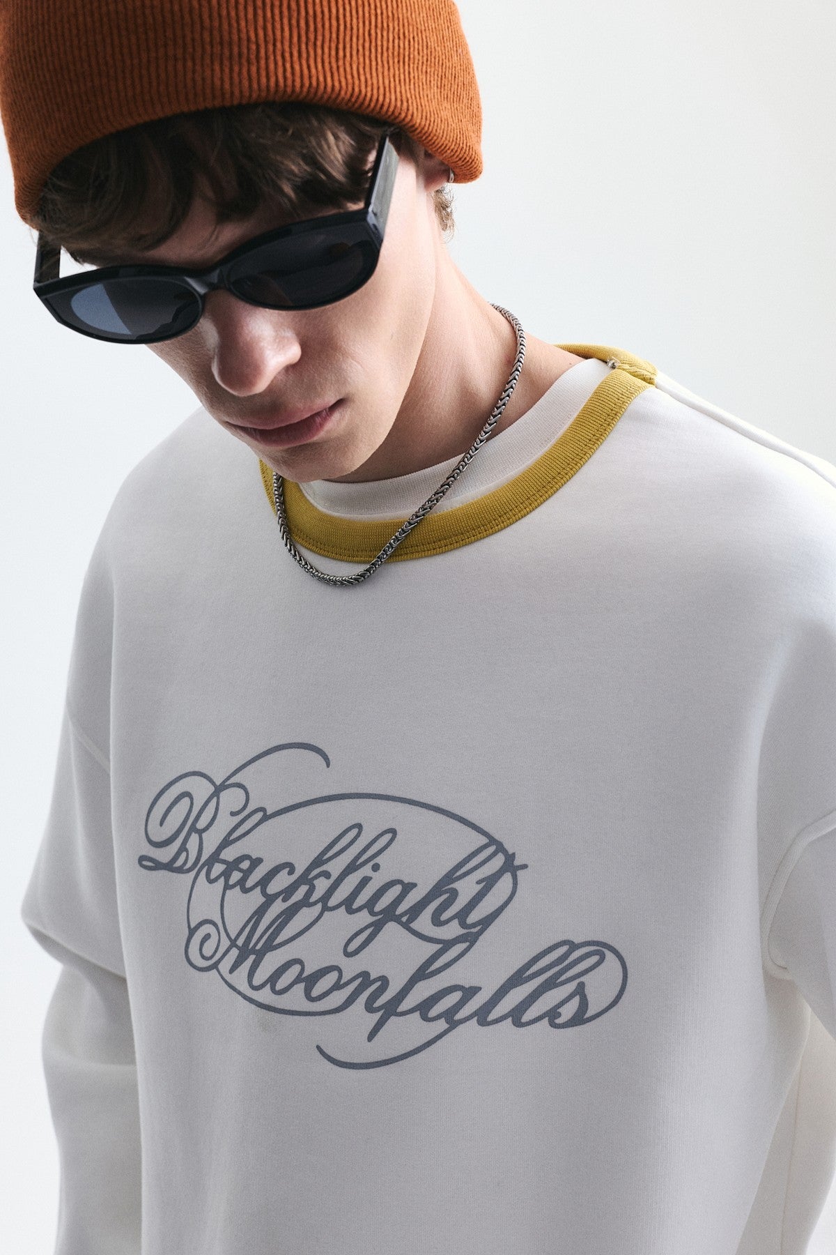 Boxy Fit Baskılı Sweatshirt
